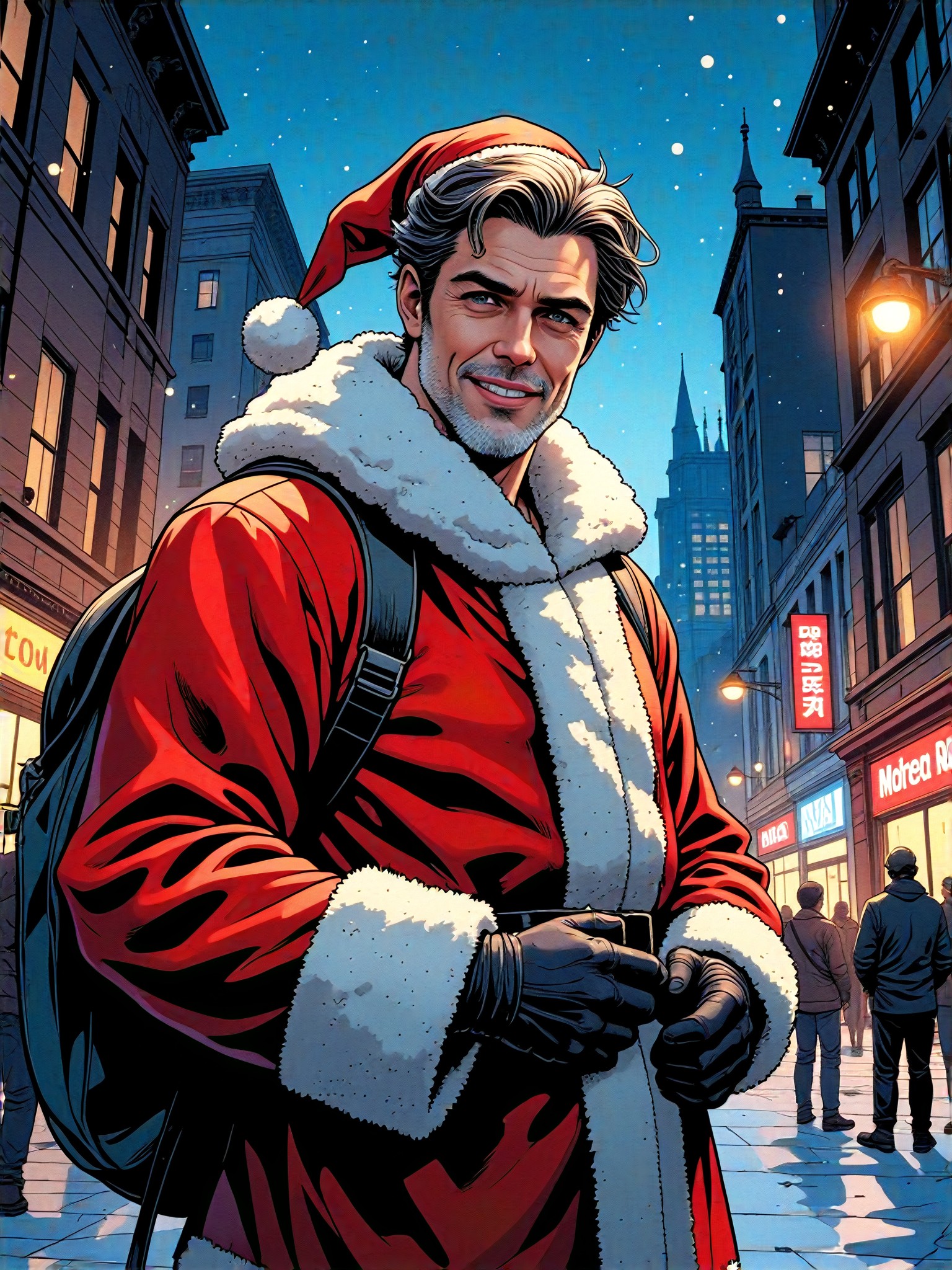 Transform into Santa Claus image