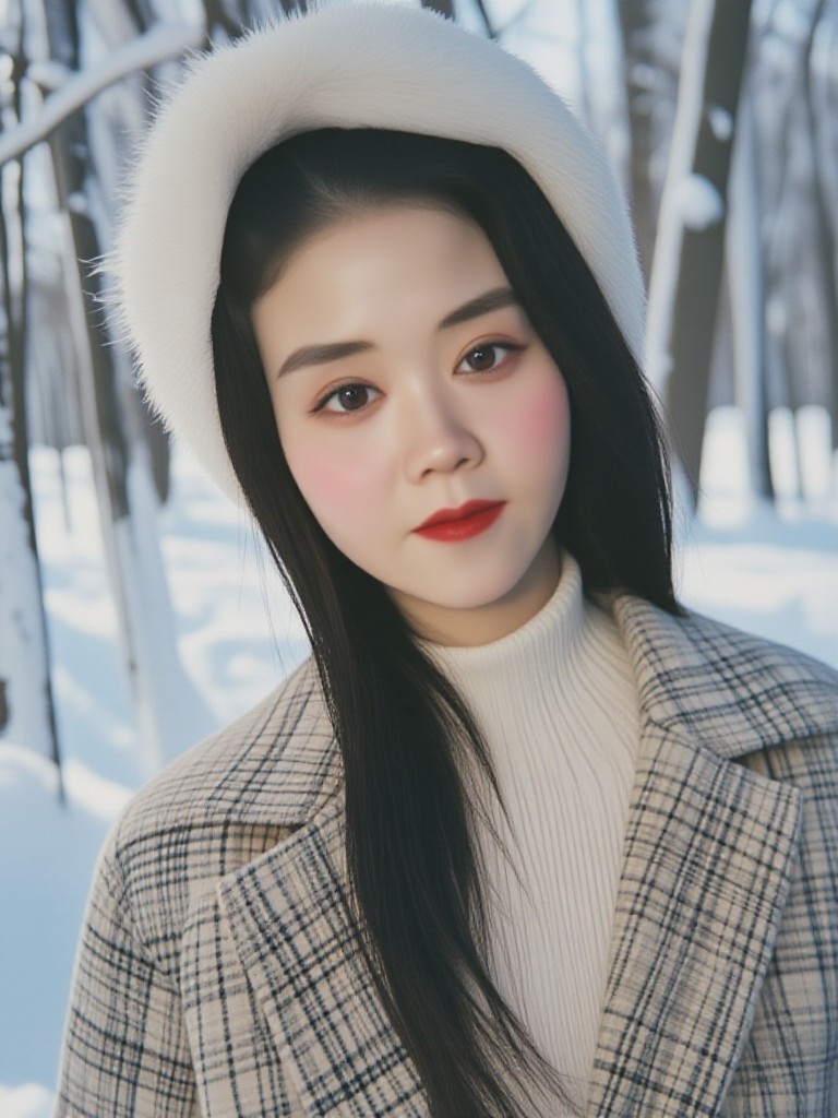 Instant Camera Portrait, Precious times of the past, Aesthetic Pose