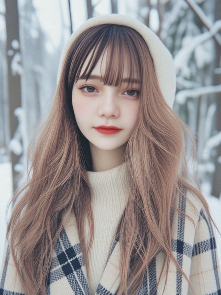 Instant Camera Portrait, Precious times of the past, Aesthetic Pose