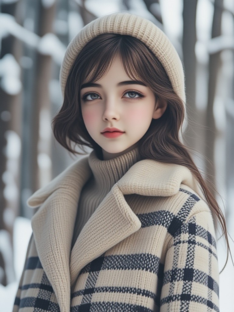 Instant Camera Portrait, Precious times of the past, Aesthetic Pose
