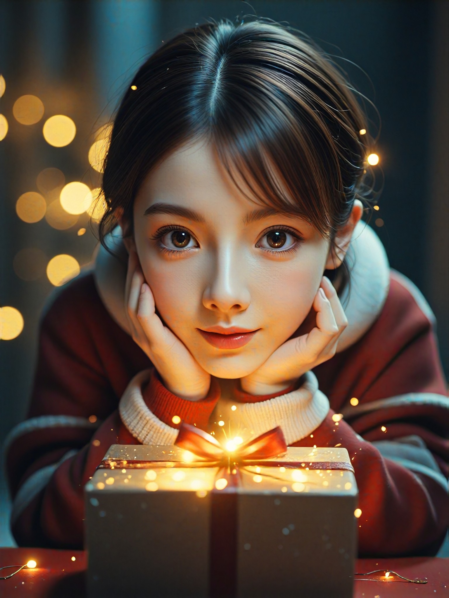 [Master_Sovie Portrait Art] 🎁  A Christmas surprise gift shining brightly!!! image