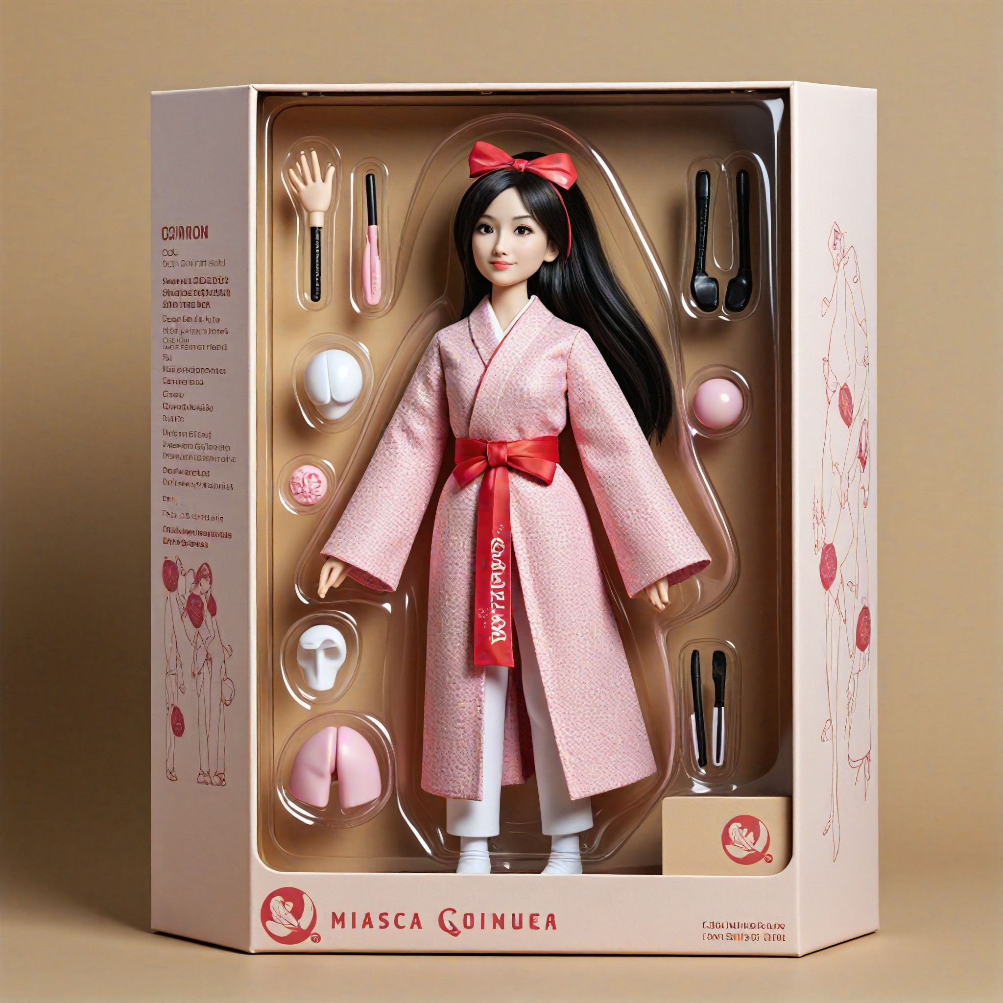 Create your own Japanese doll model image