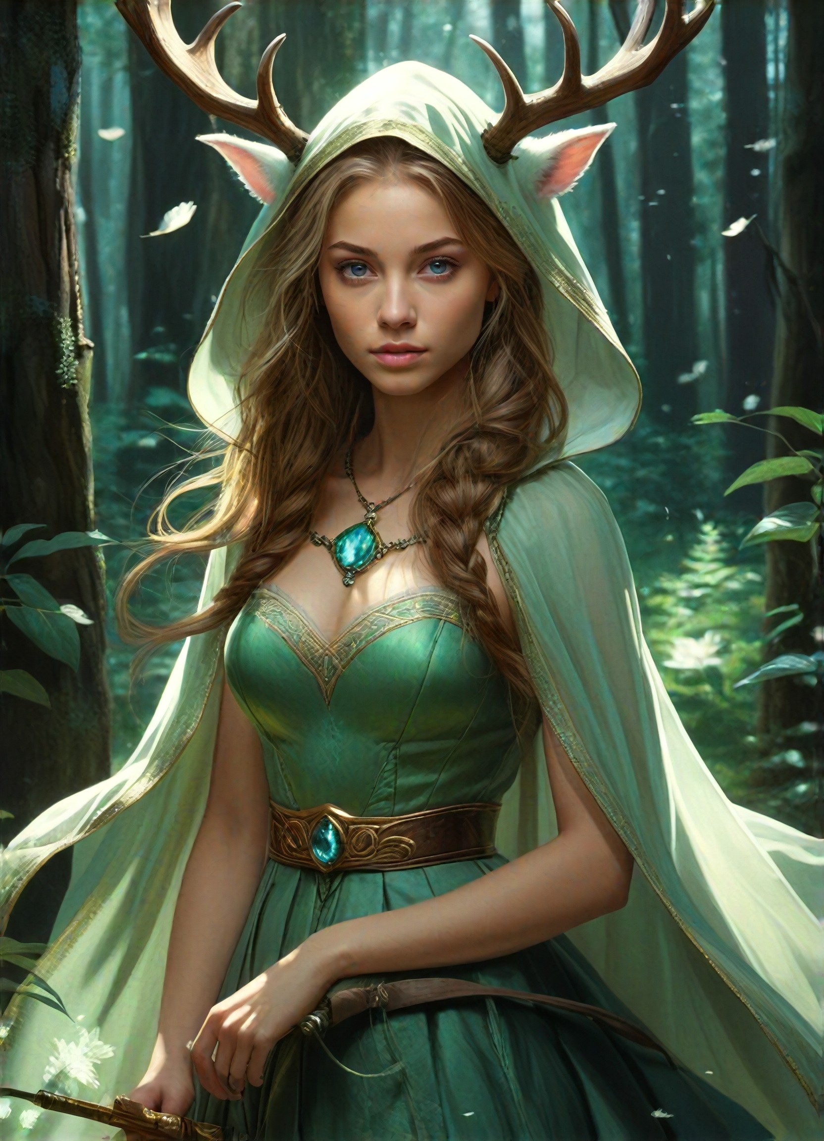 The Deer Magician in the Forest image