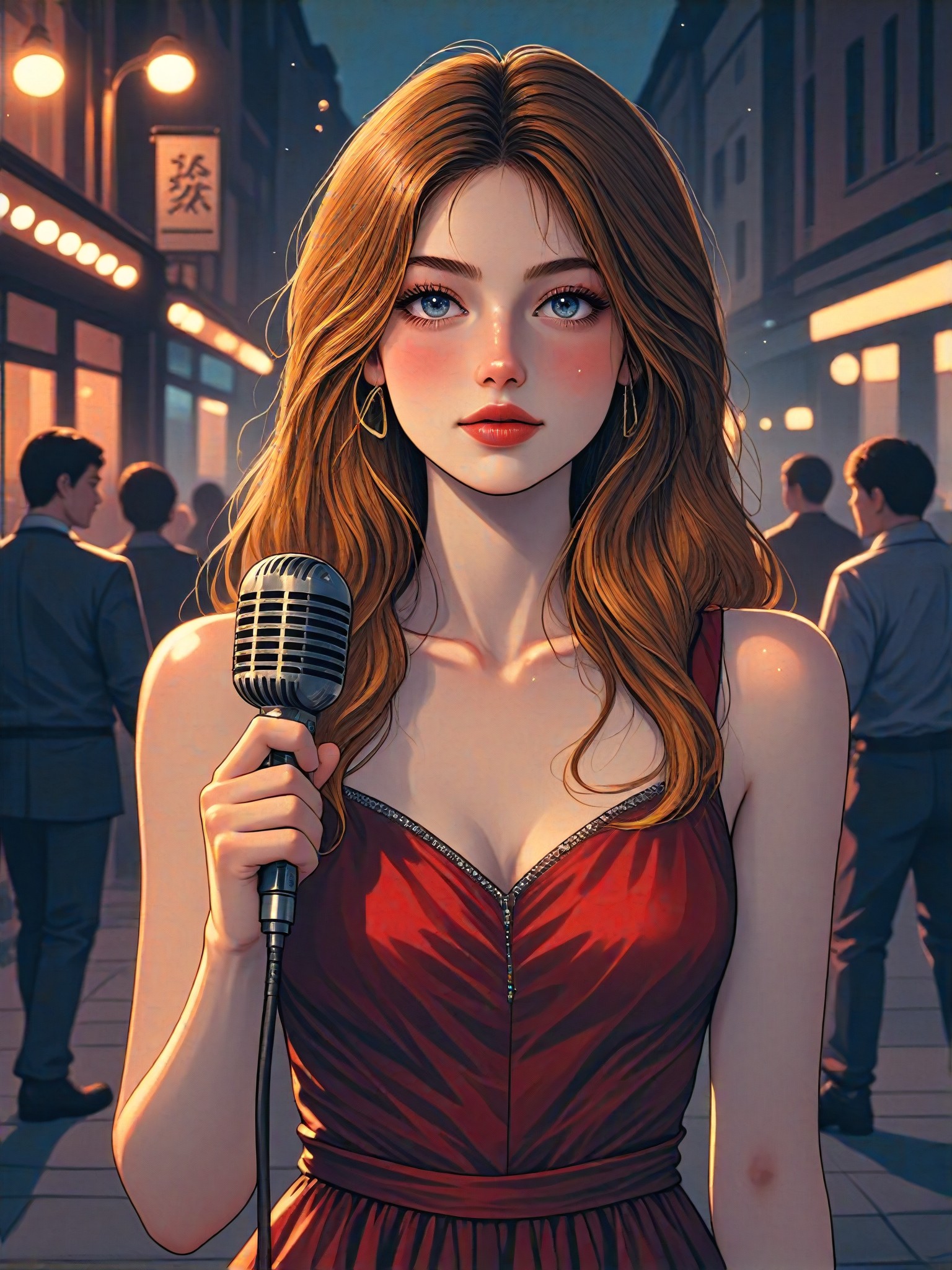 Street Female Singer 2 image