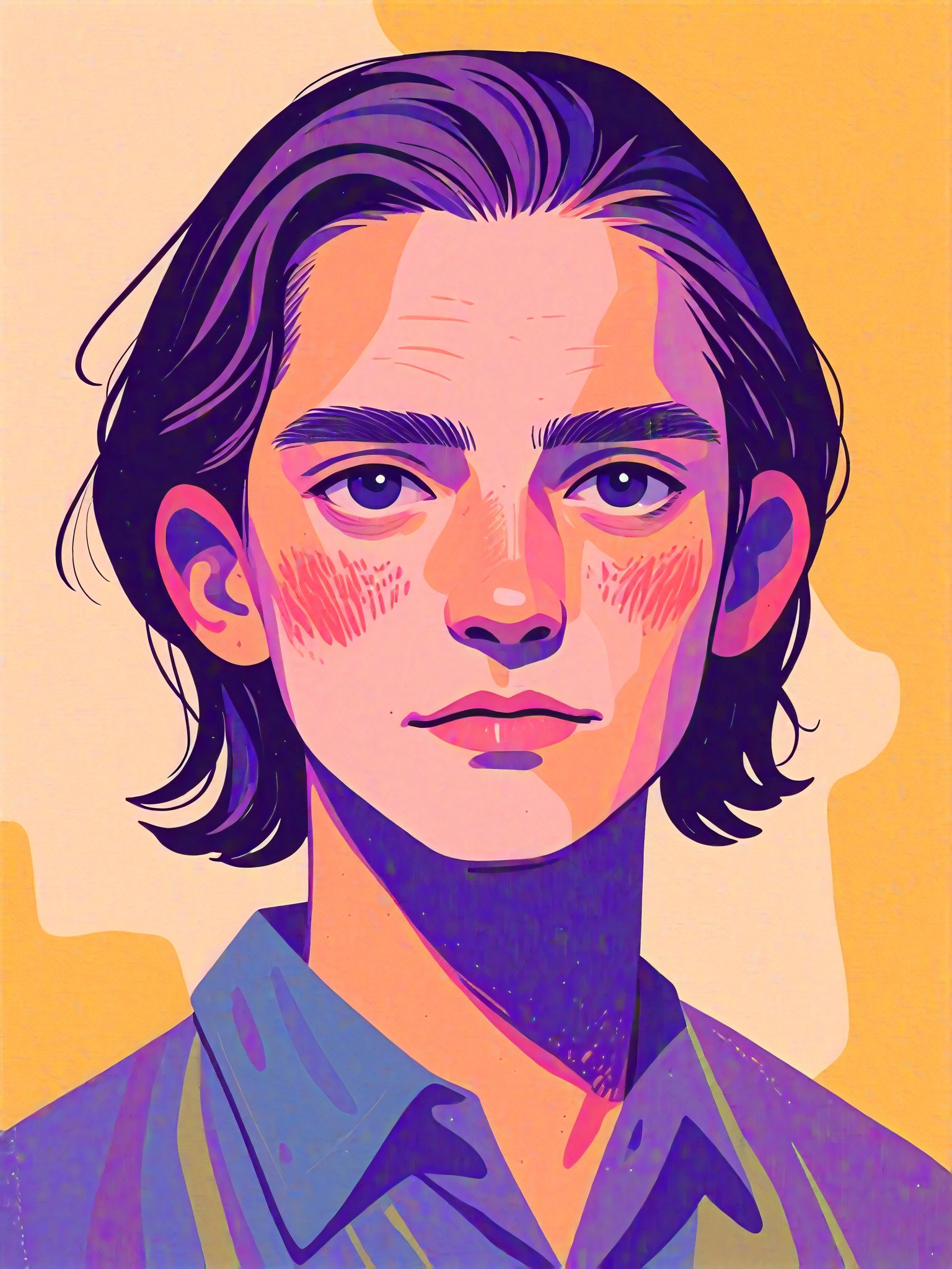 Pop style avatar image