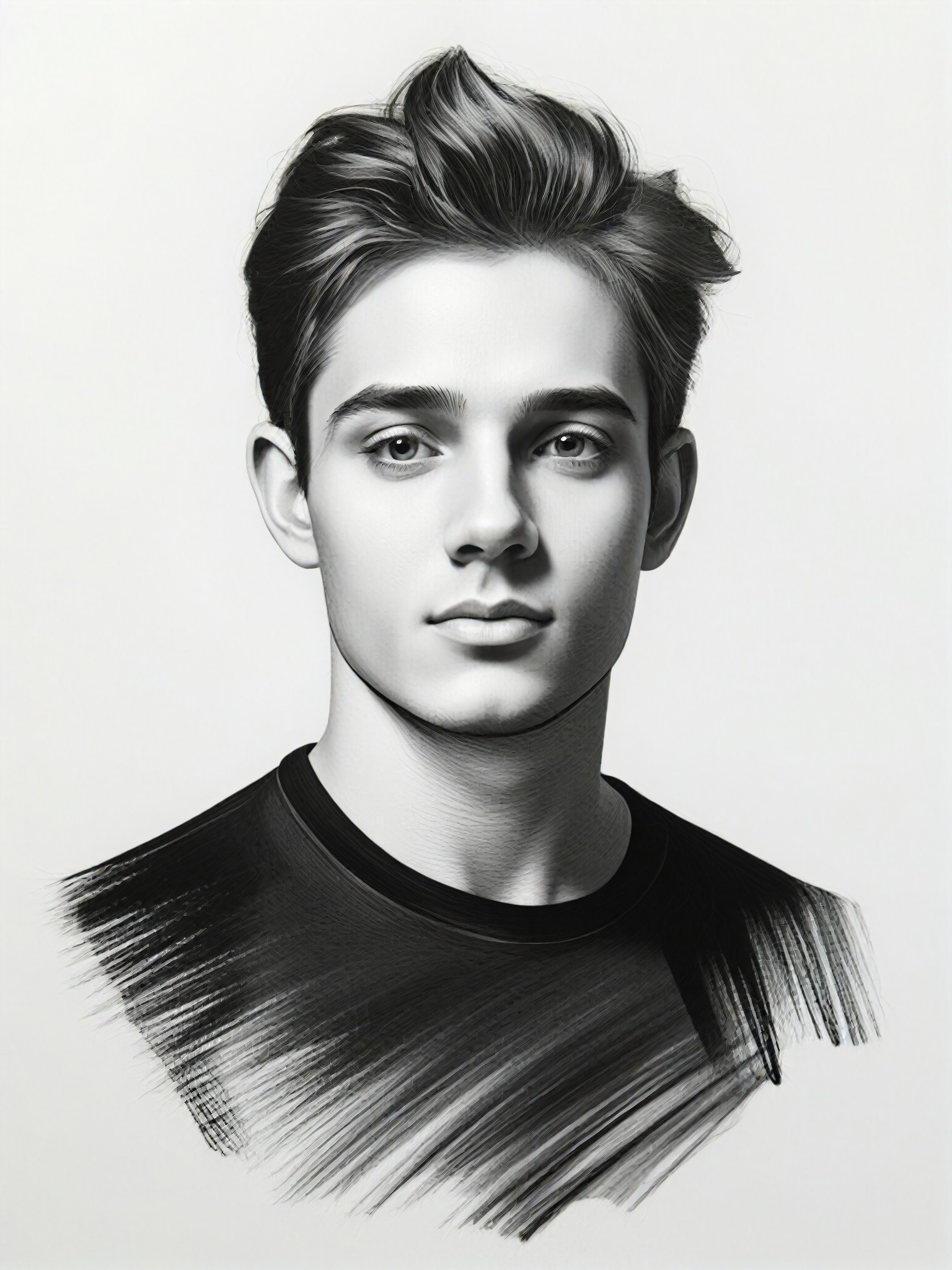 AI Blue Top art generator