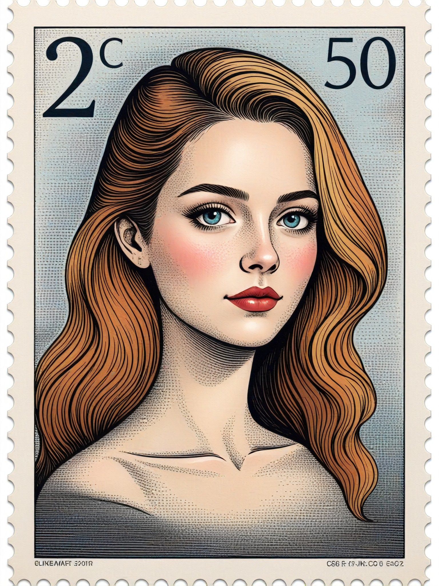 Portrait stamps image