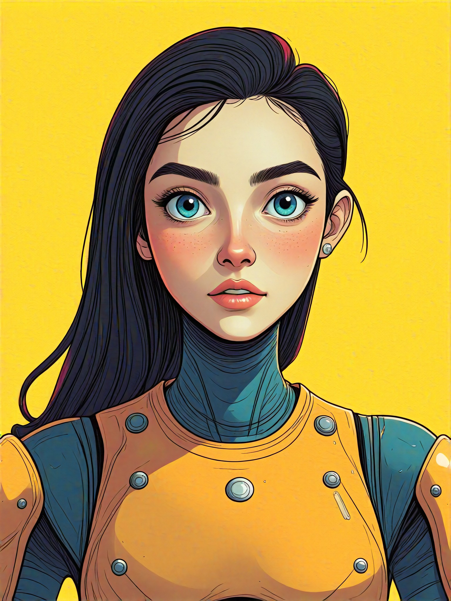 a1.art-generated Yellow Skirt image
