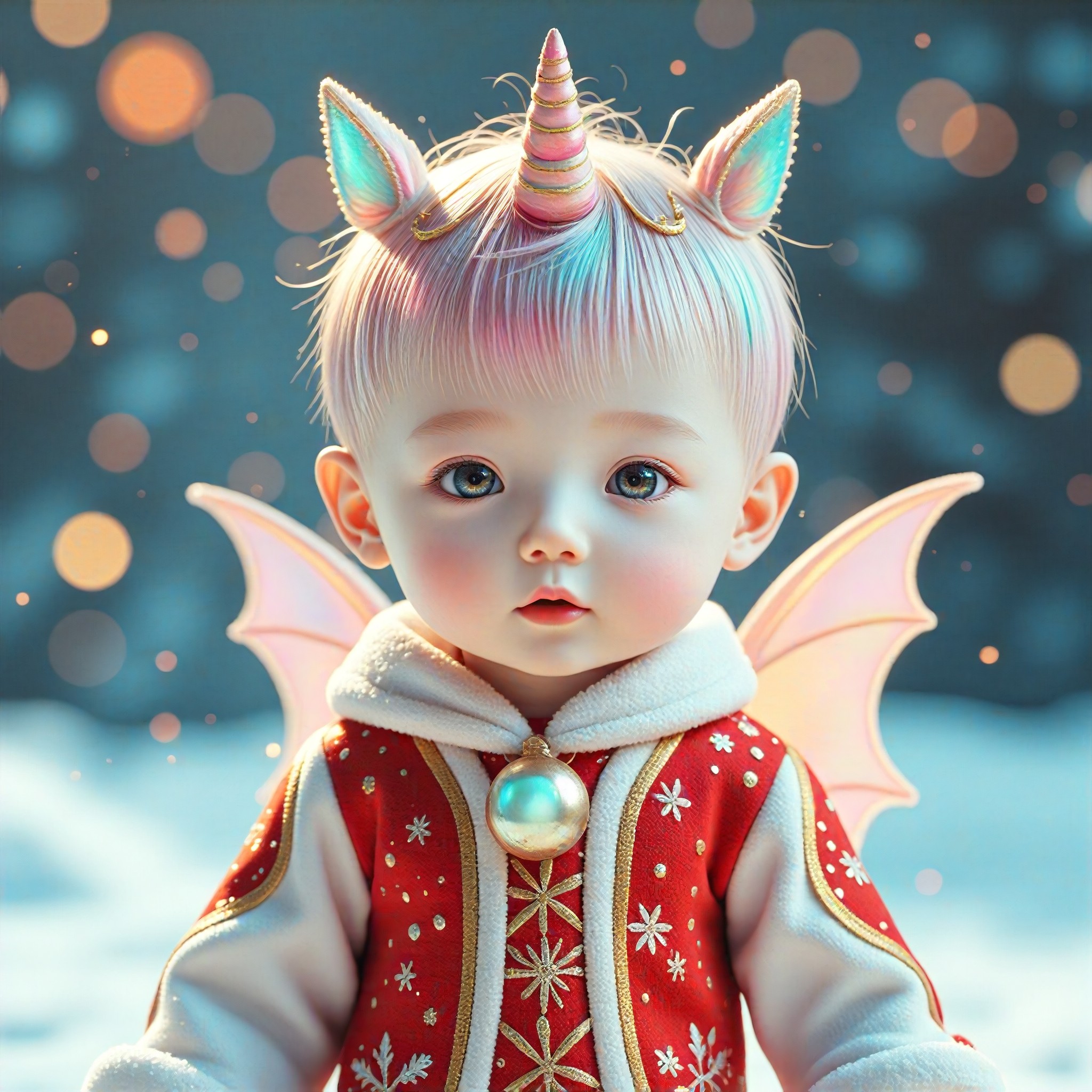 🦄✨** Holy Snow Bell Linbao-v2: Future Fairy Tale Creatures of Christmas Miracle 🎄🌌 image