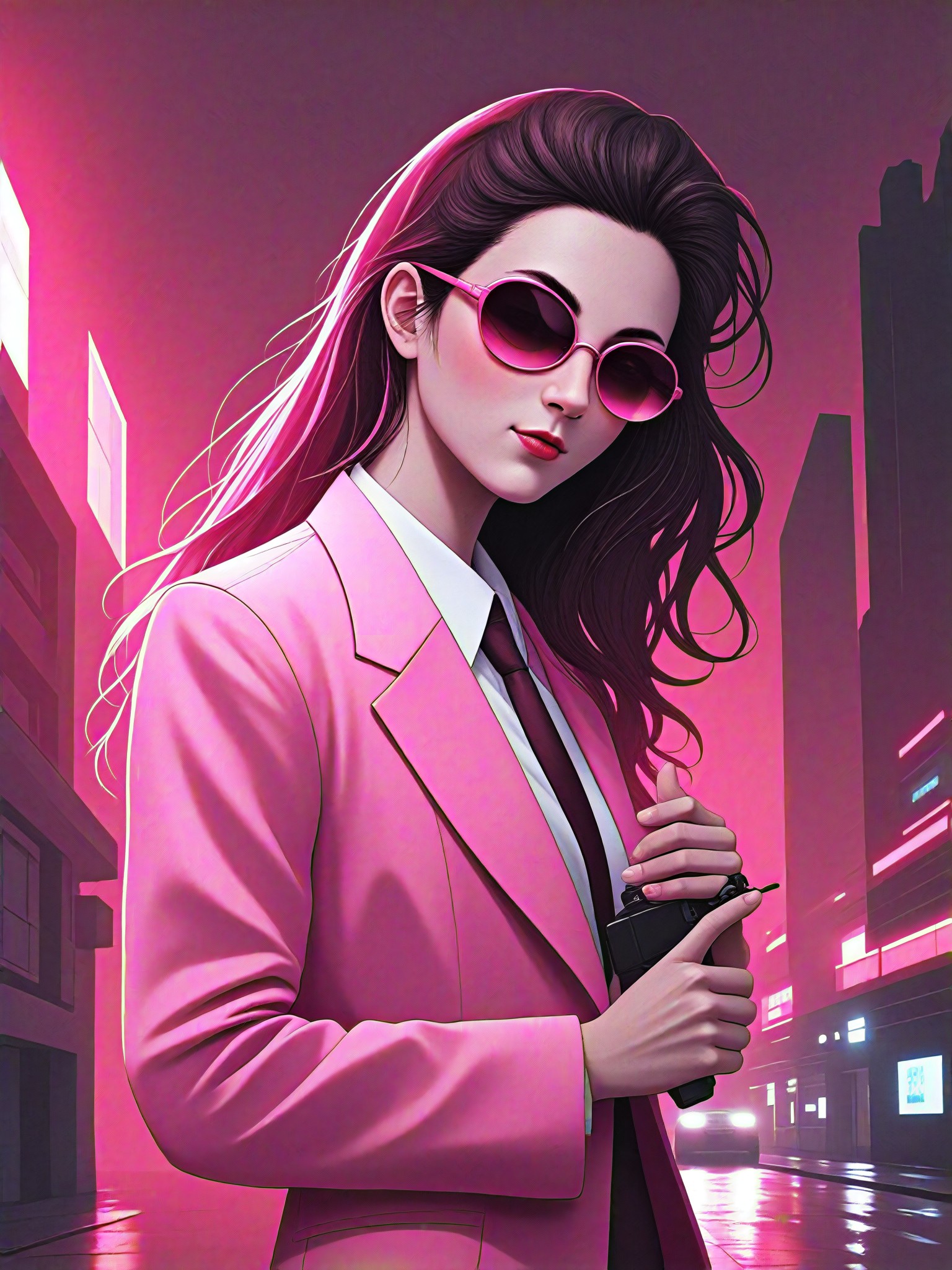 Pink bodyguard photo image