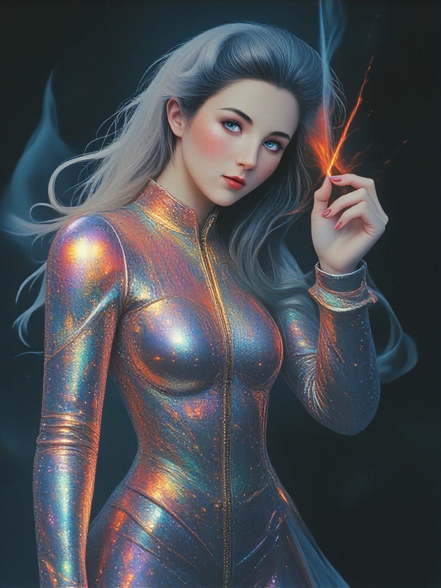 a1.art-generated Spiked Shoulder Pads image
