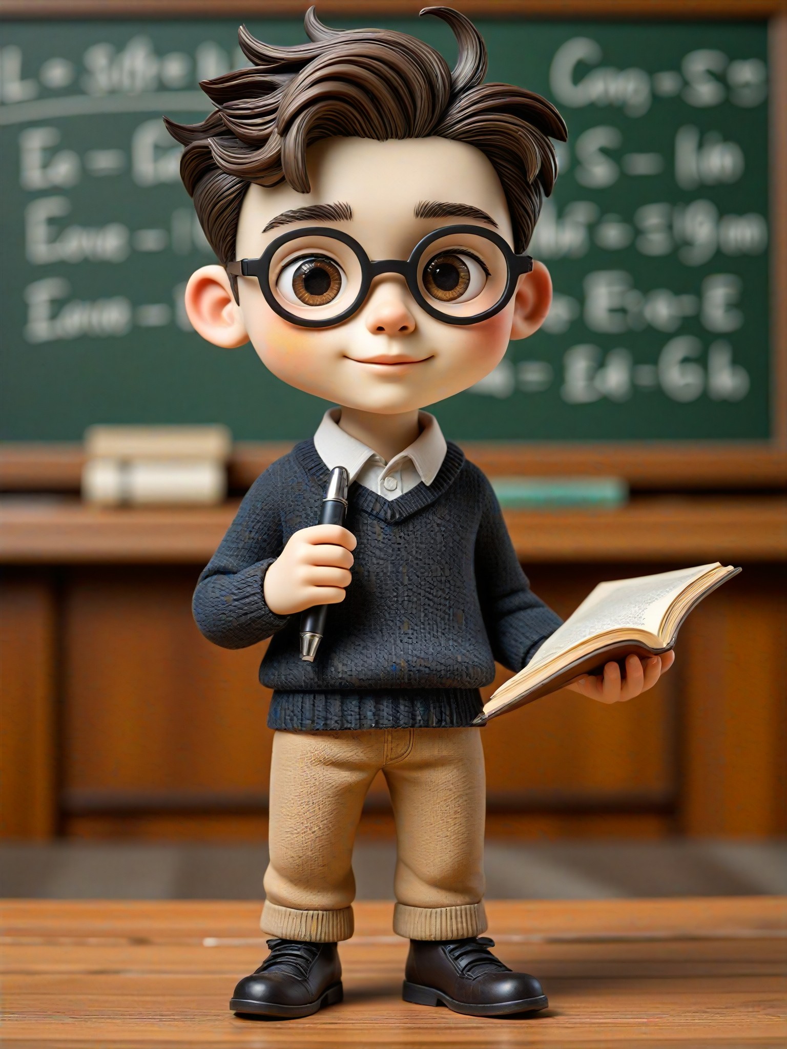 a1.art-generated Teal Turtleneck image