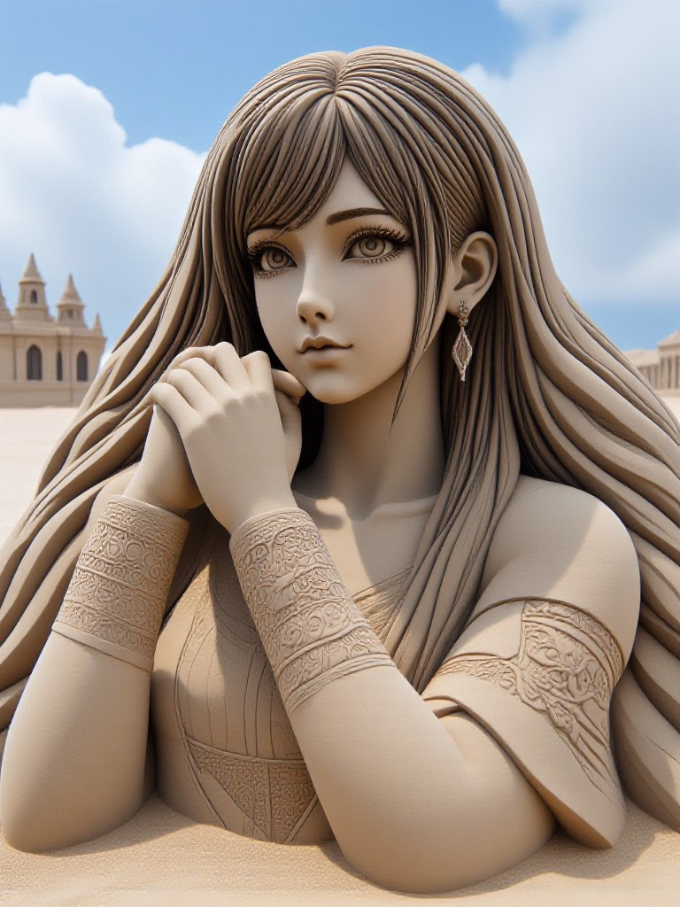 [Dynamic Master_Sand Sculpture Video] A sand sculpture work that can sing! image