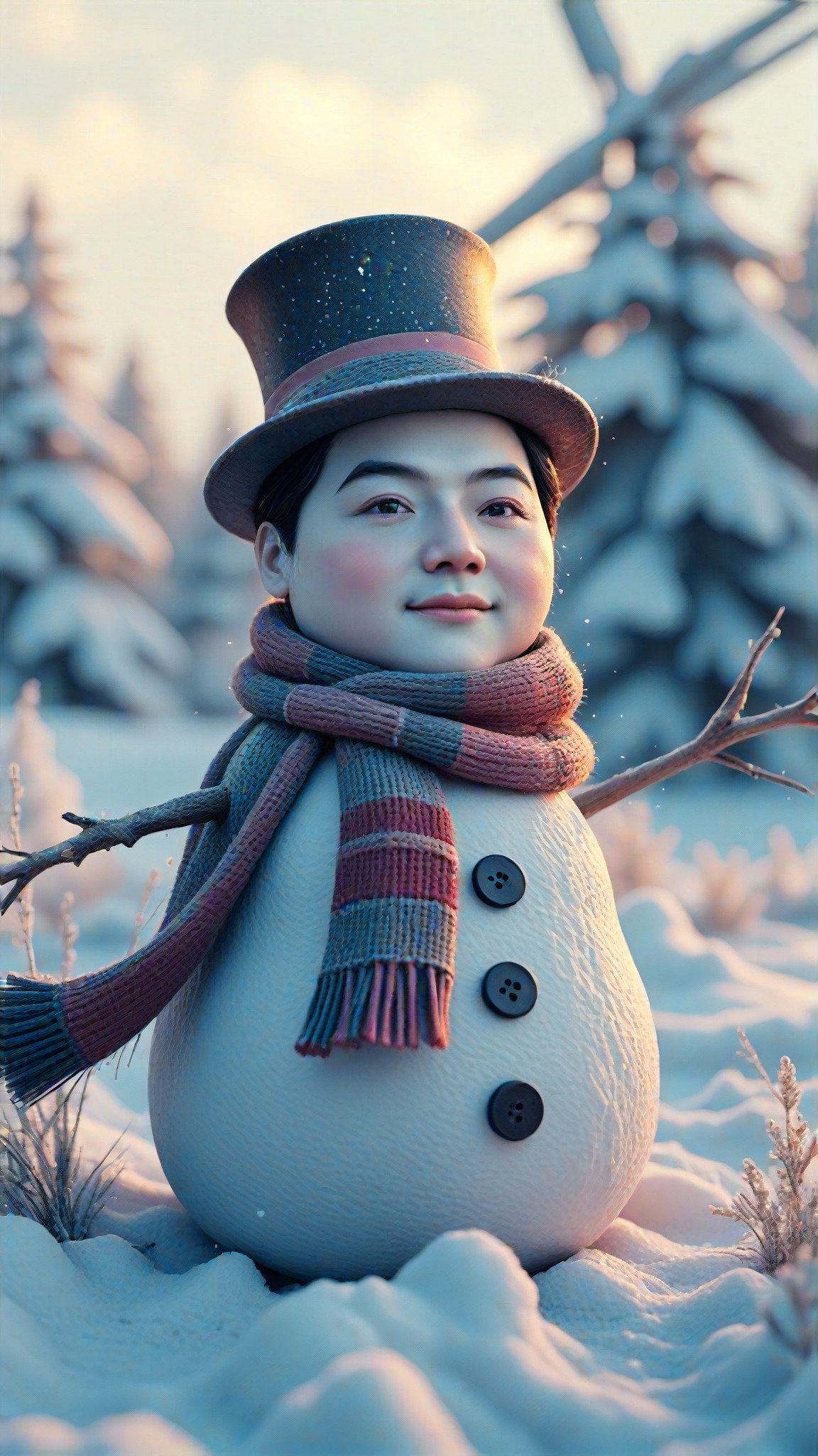 [Master_Movie Portrait] 🌟 I am a cute snowman image