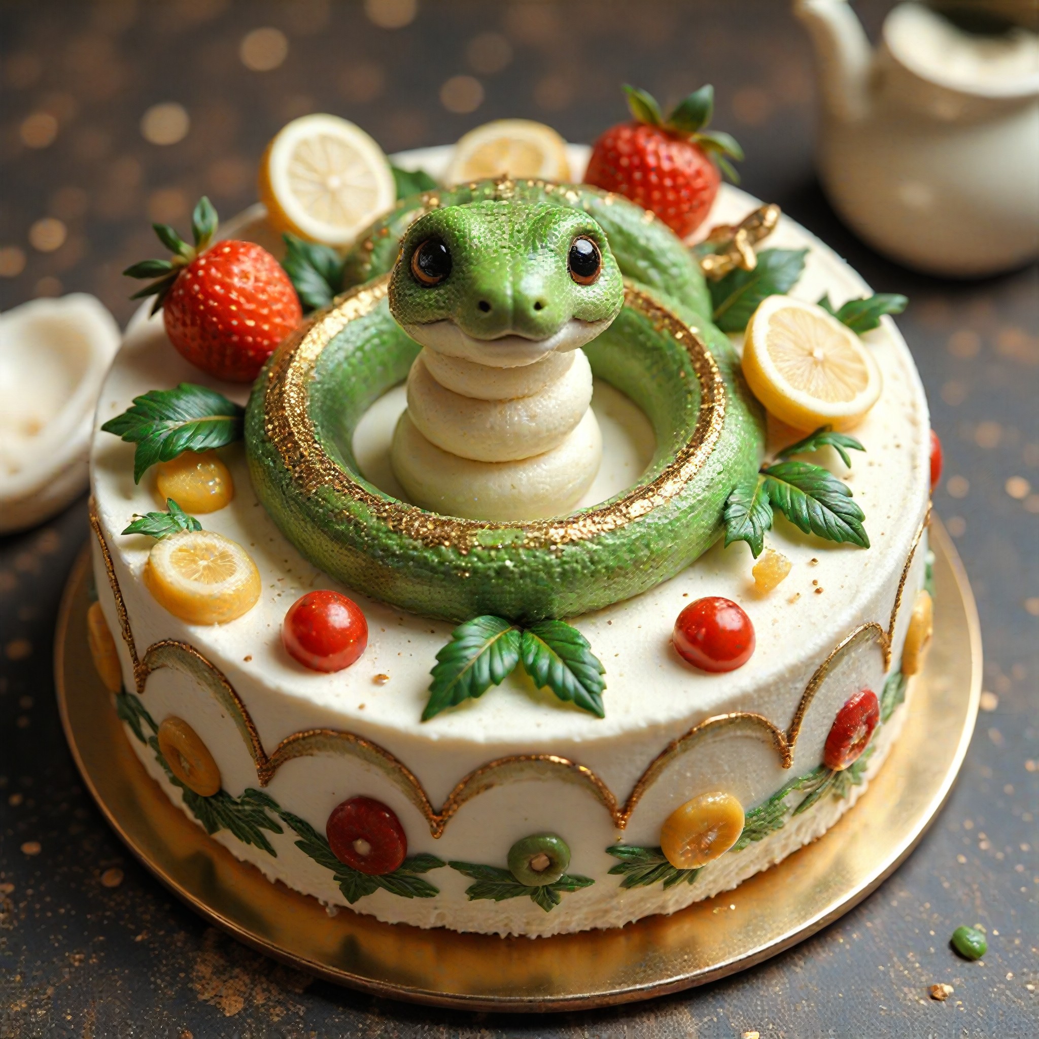 [Master Christmas Magic] 2025 New Year Snake Baby Happiness Tower image