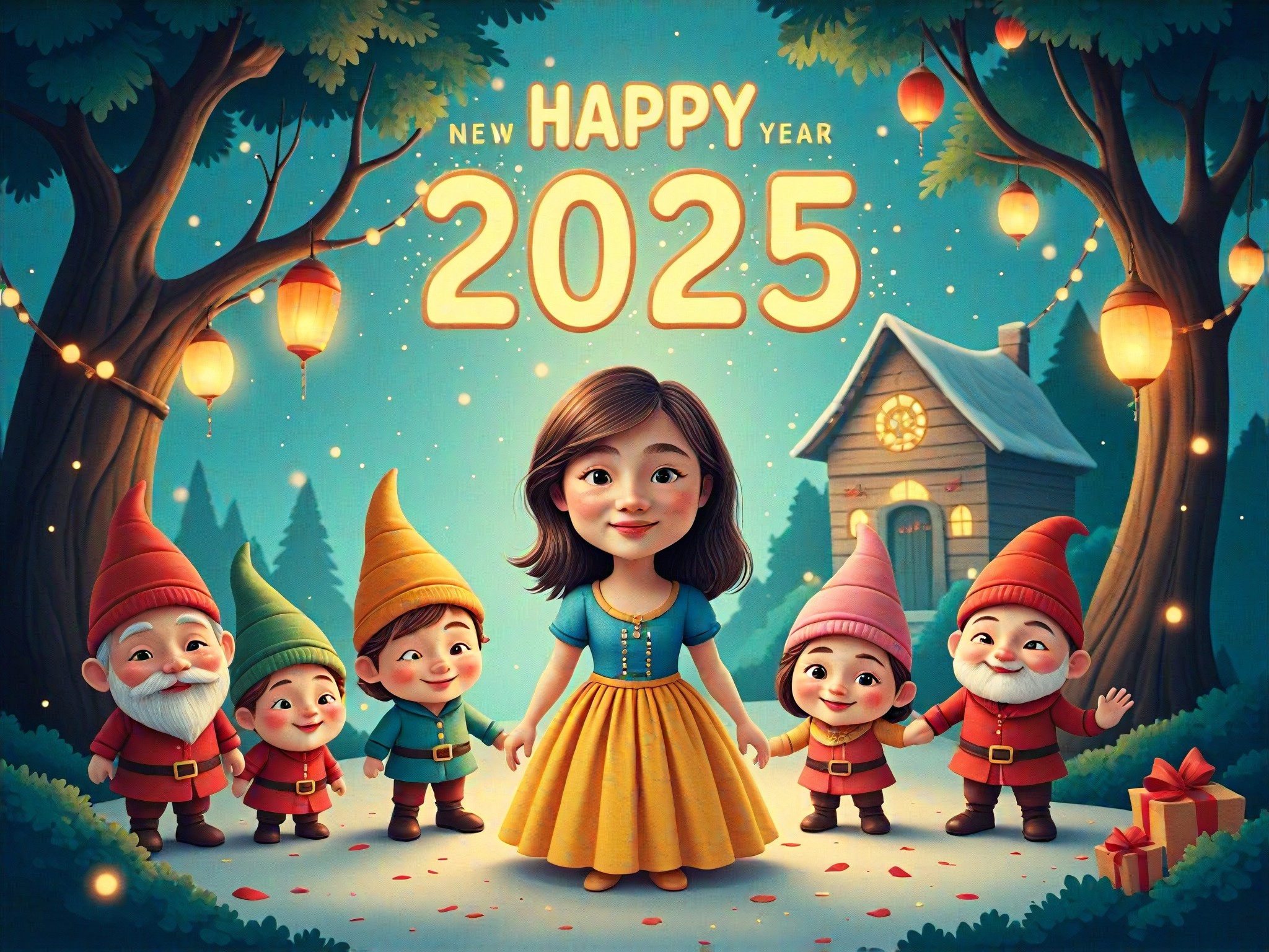 [Master_Movie Portrait] 🌟 Snow White and the Seven Dwarfs wish everyone a happy New Year image