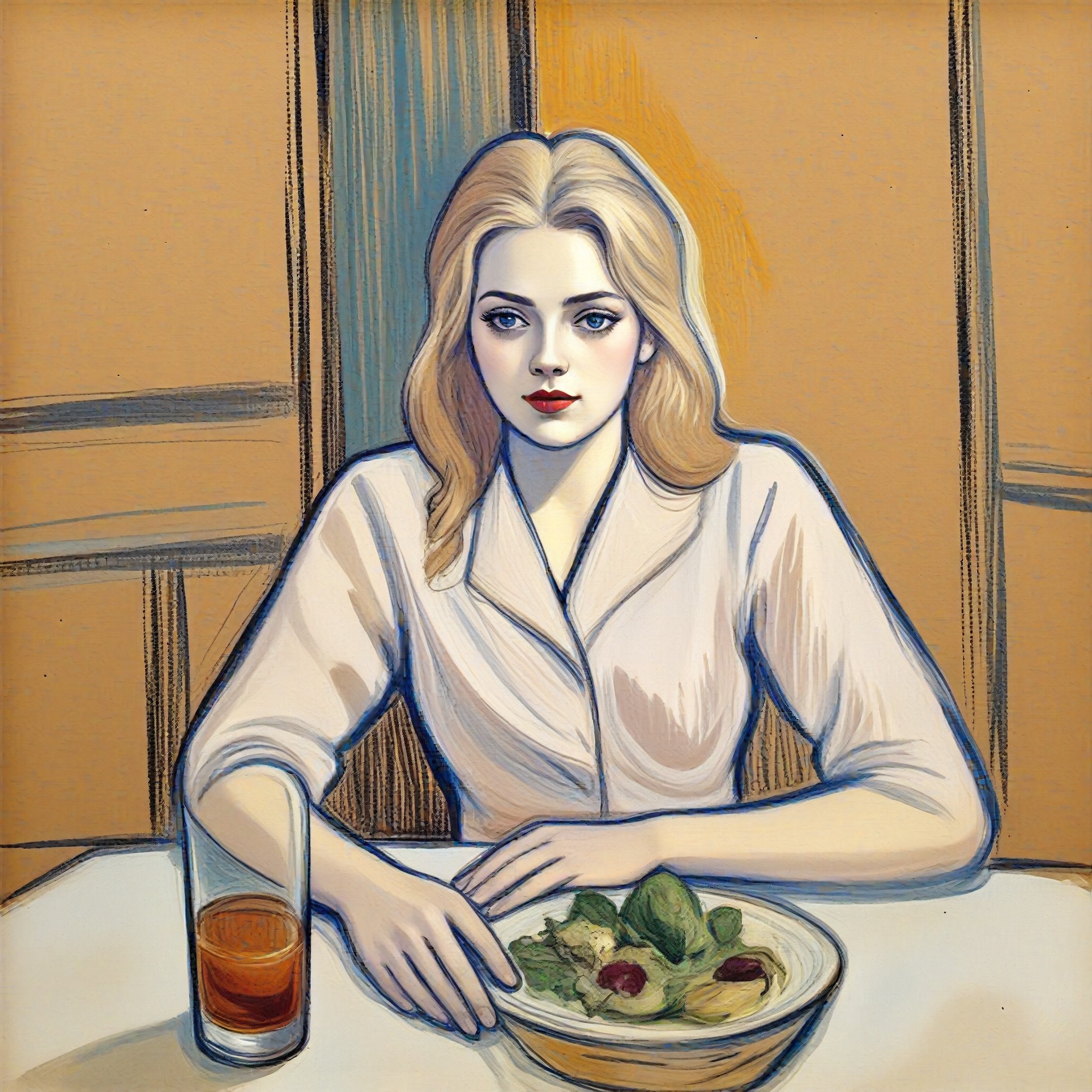 Abstract painting image