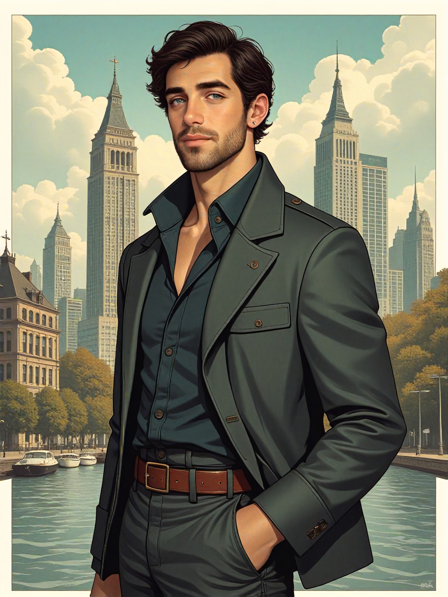 AI Modeling Photoshoot art generator