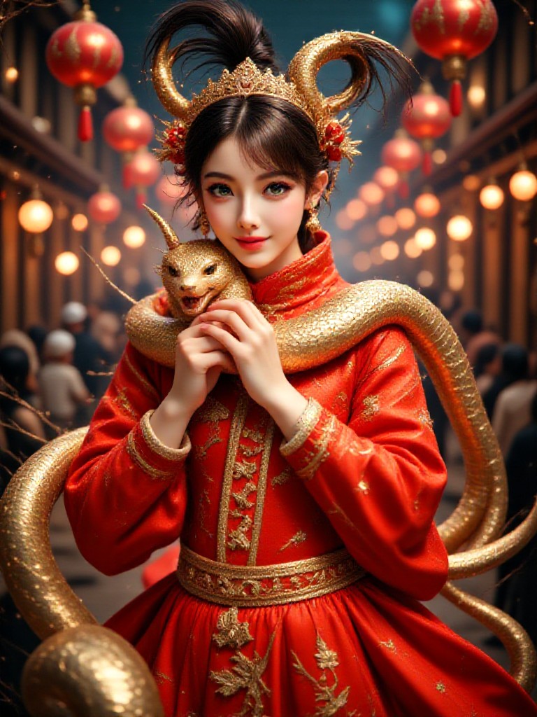 [Master Festival Audiovisual _ Female Version] 🎉  Joyful and lively, welcoming the Spring Festival of the Golden Snake Year together! 🎉 image