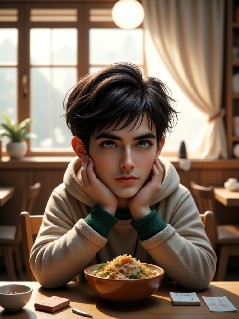 [Master Dynamic Fun Video] 🍜  Cartoon daily life, contemplating the big question of life: 'What should we eat tonight?' 😄 🍜 image