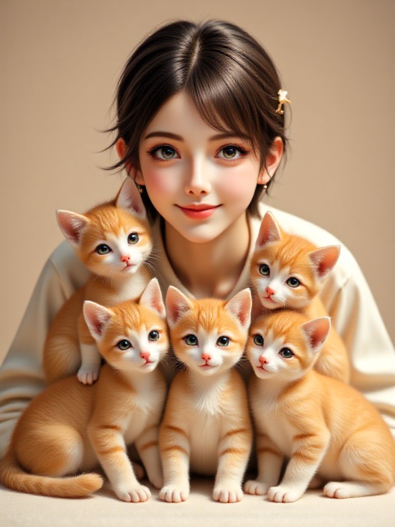 [Master Dynamic Fun Video] 🐾  A pure smile and the companionship of cute pets, perfect for warmth! 🐾 image