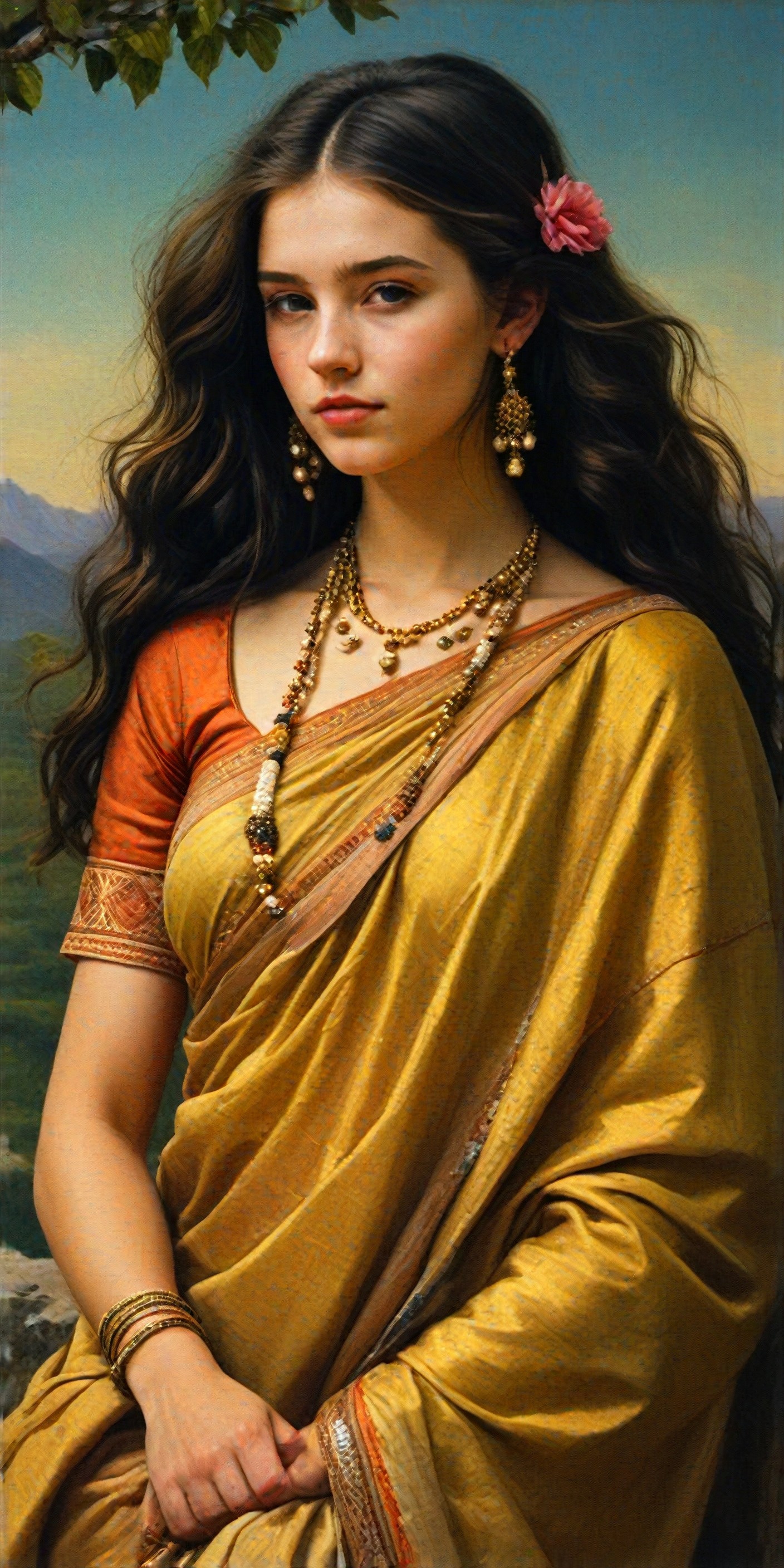 a1.art-generated Saree Video image