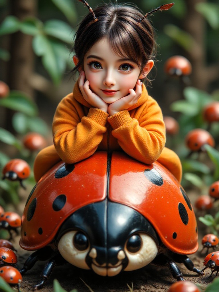 [Master Dynamic Fun Video] 🐞🌿  Explore the world of dreamy ladybugs and experience the wonders of nature! 🌿🐞 image