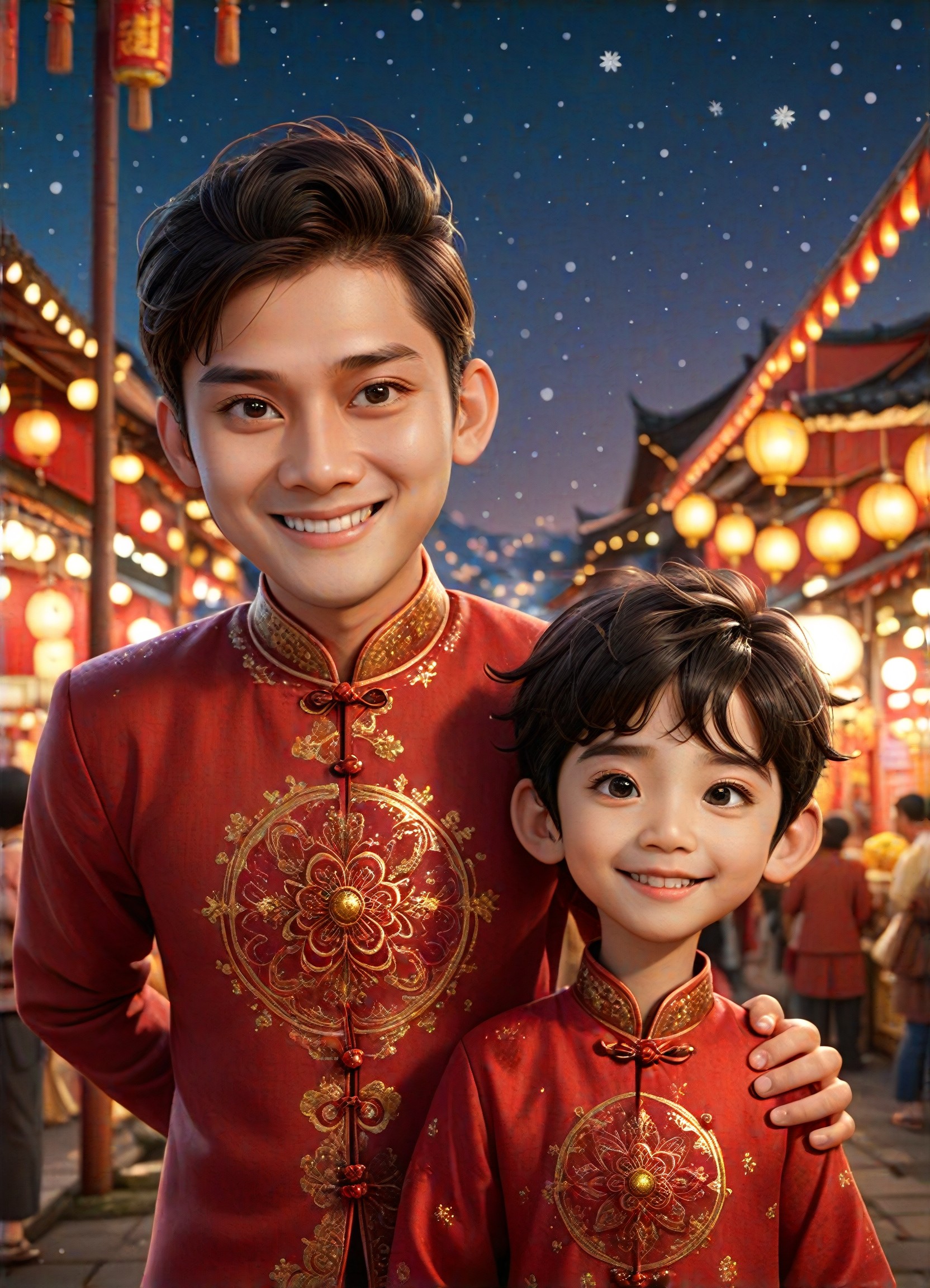 a1.art-generated Father And Son image