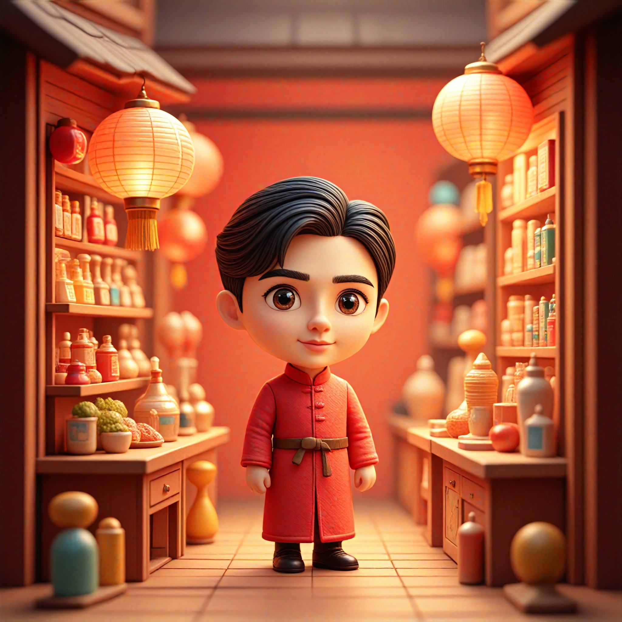 Chinese New Year grocery store image