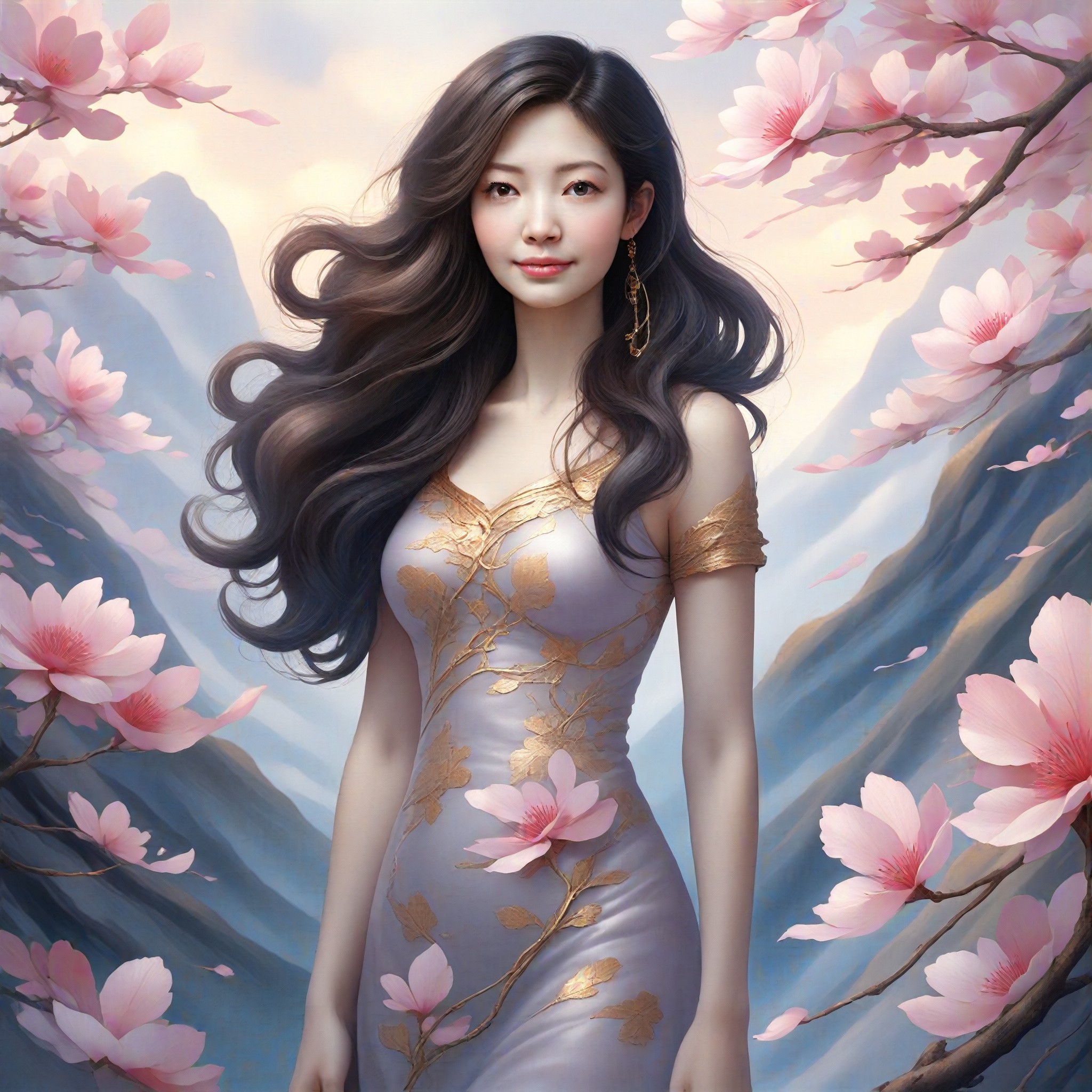 a1.art-generated Flowing Fabric image