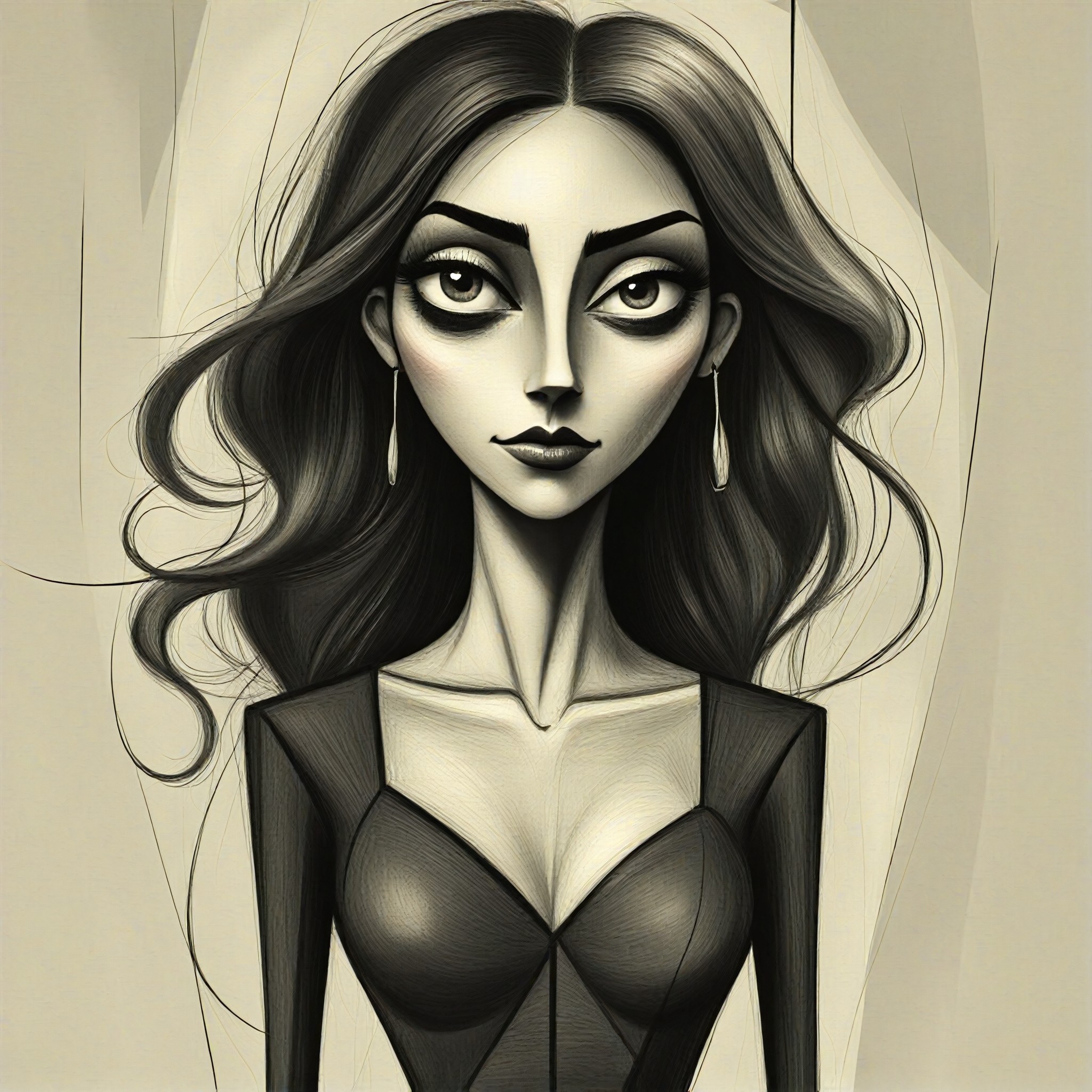 Geometric Style Potrait image