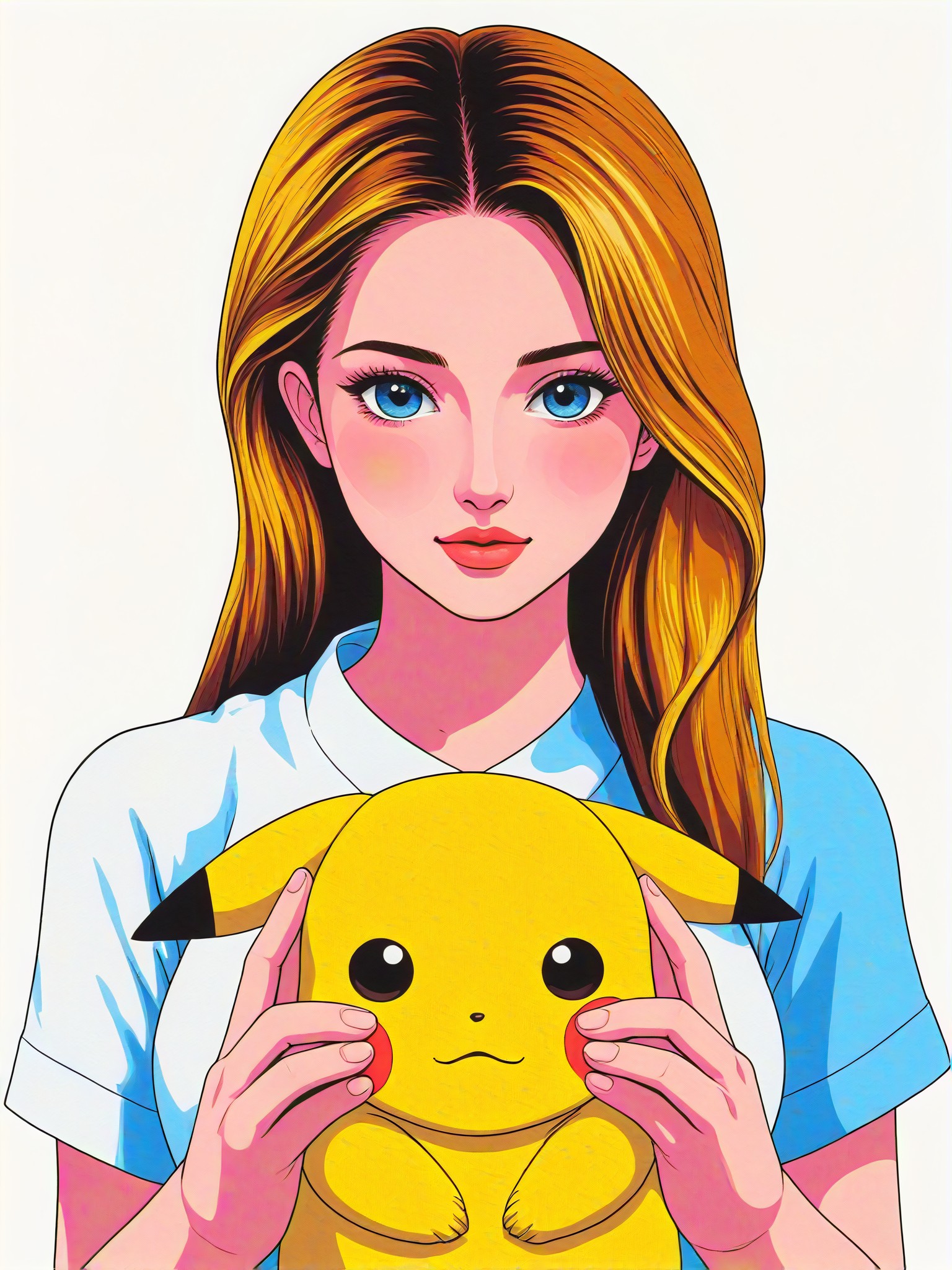 With Pikachu image