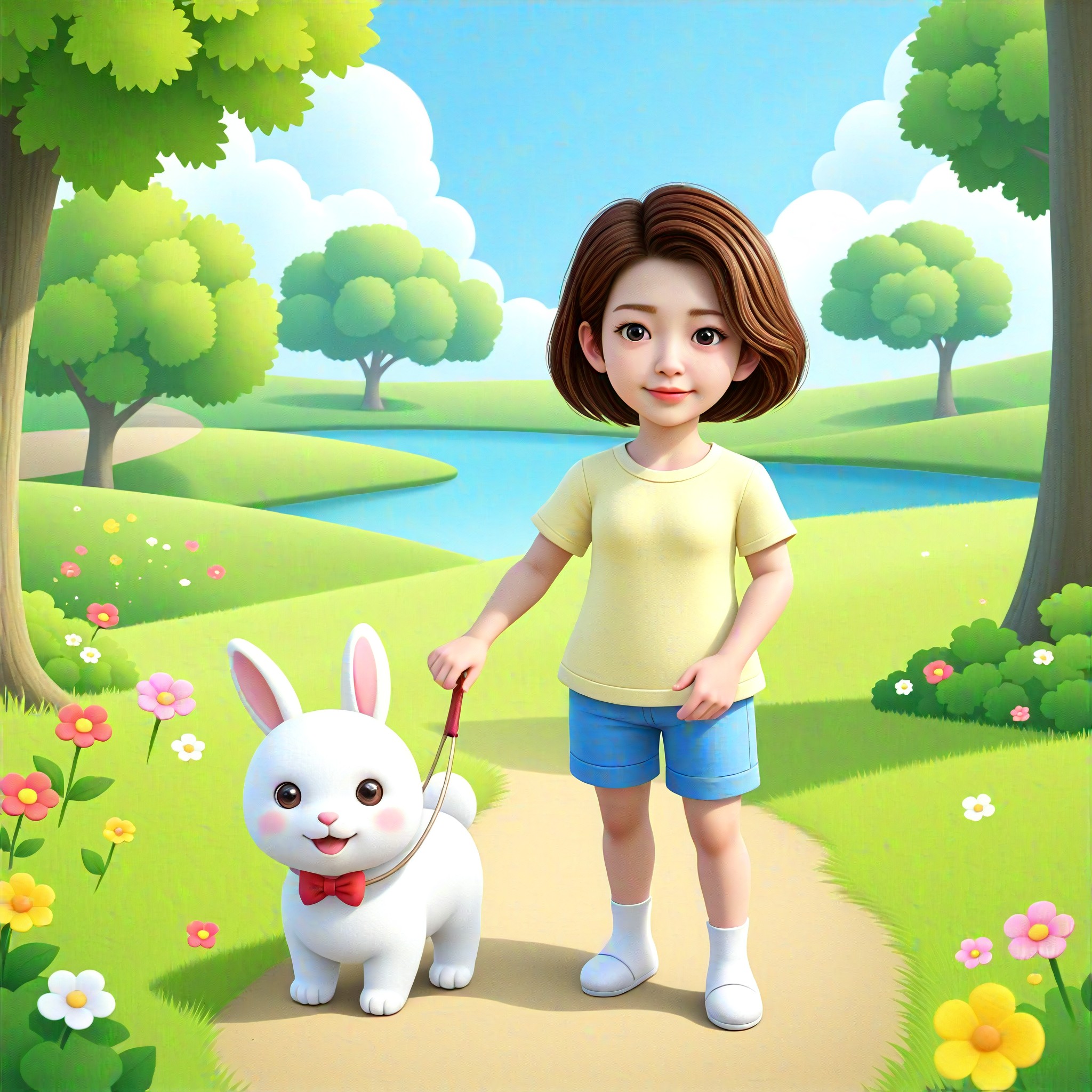 Walking with my pet image