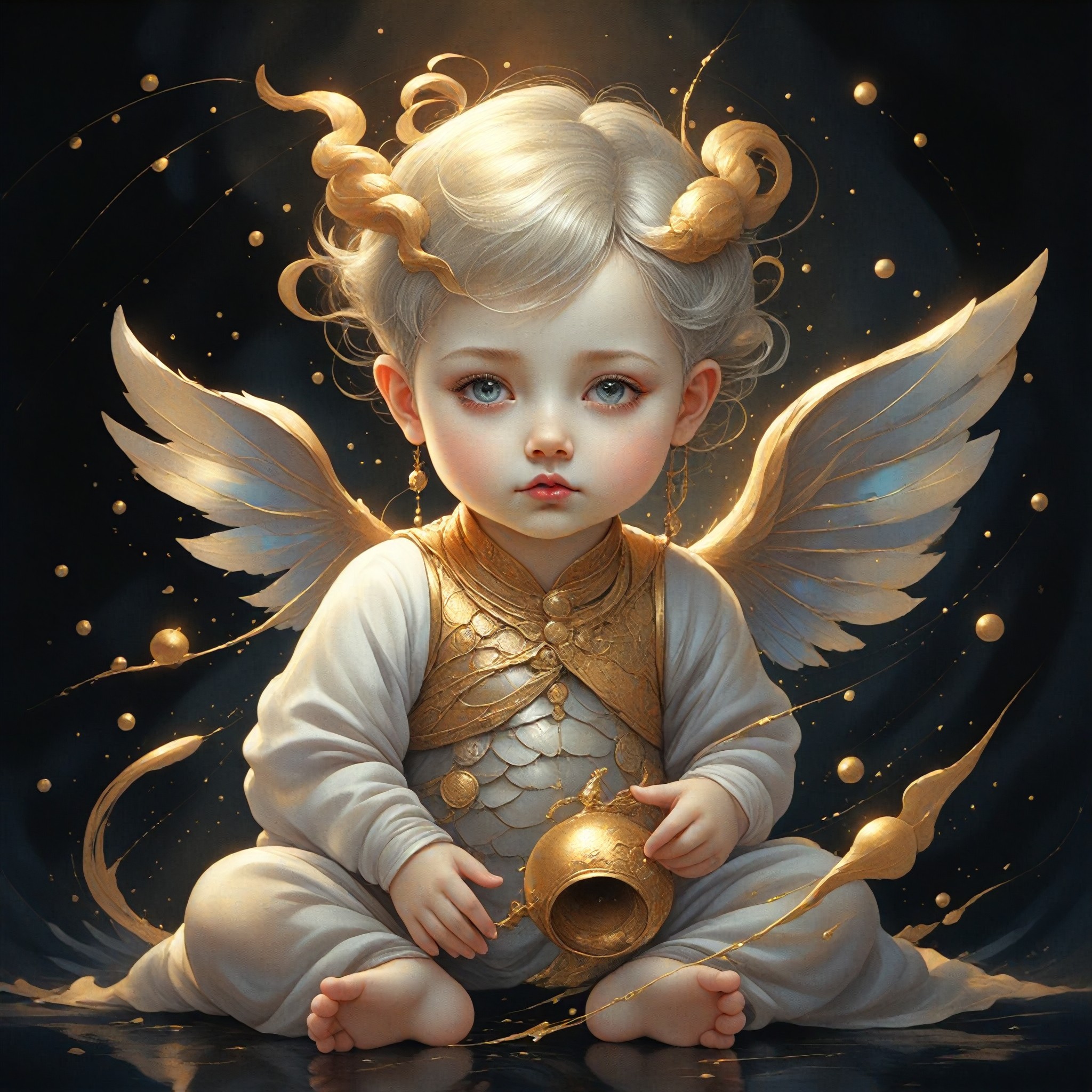 [Digital Art] Cute Alert! 💖  The mythical Virgo baby appears image