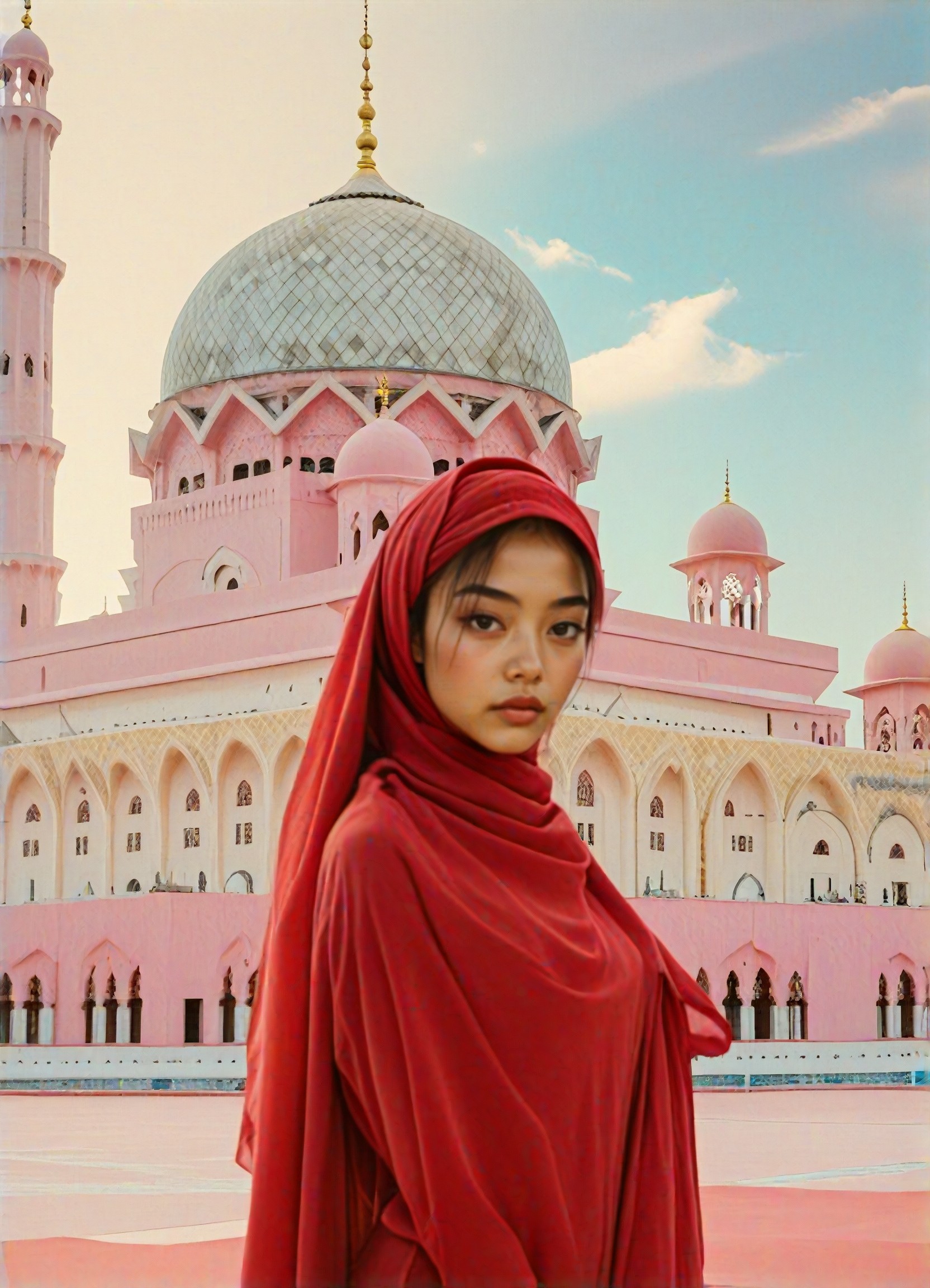 a1.art-generated Pink Wallpaper image