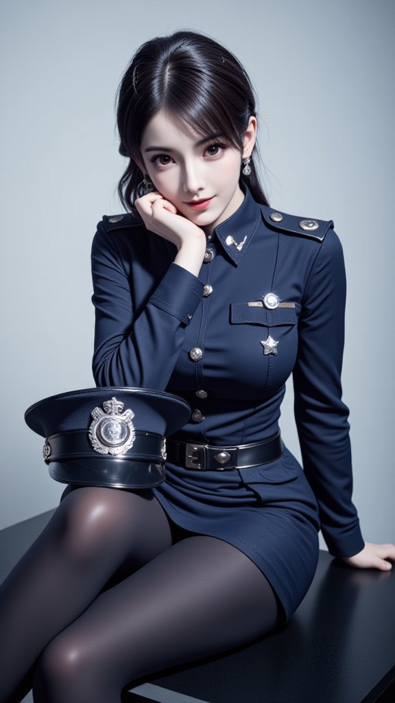 a1.art-generated Typical Police Office Setting image