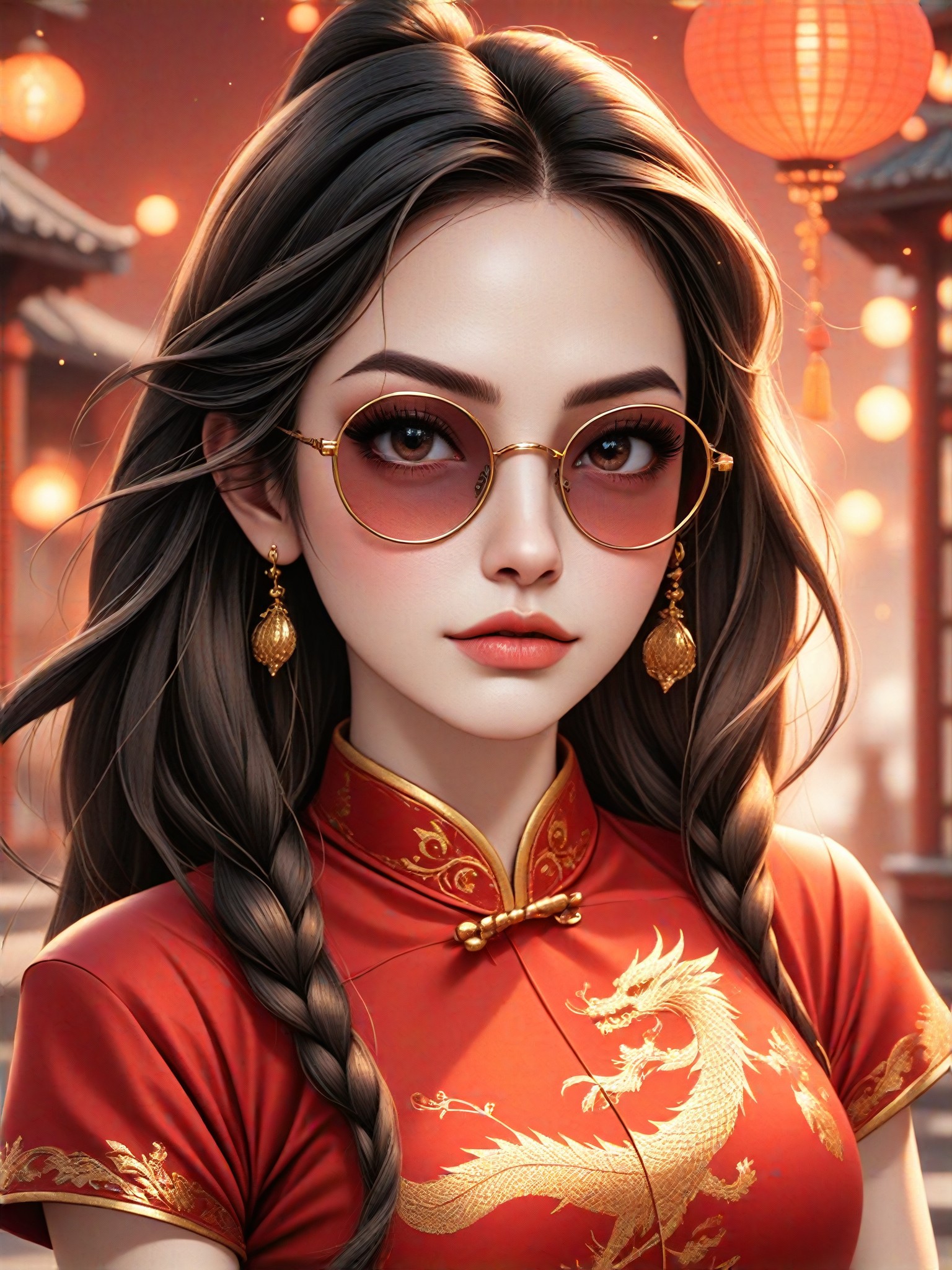 Fashionable New Year photos of women image