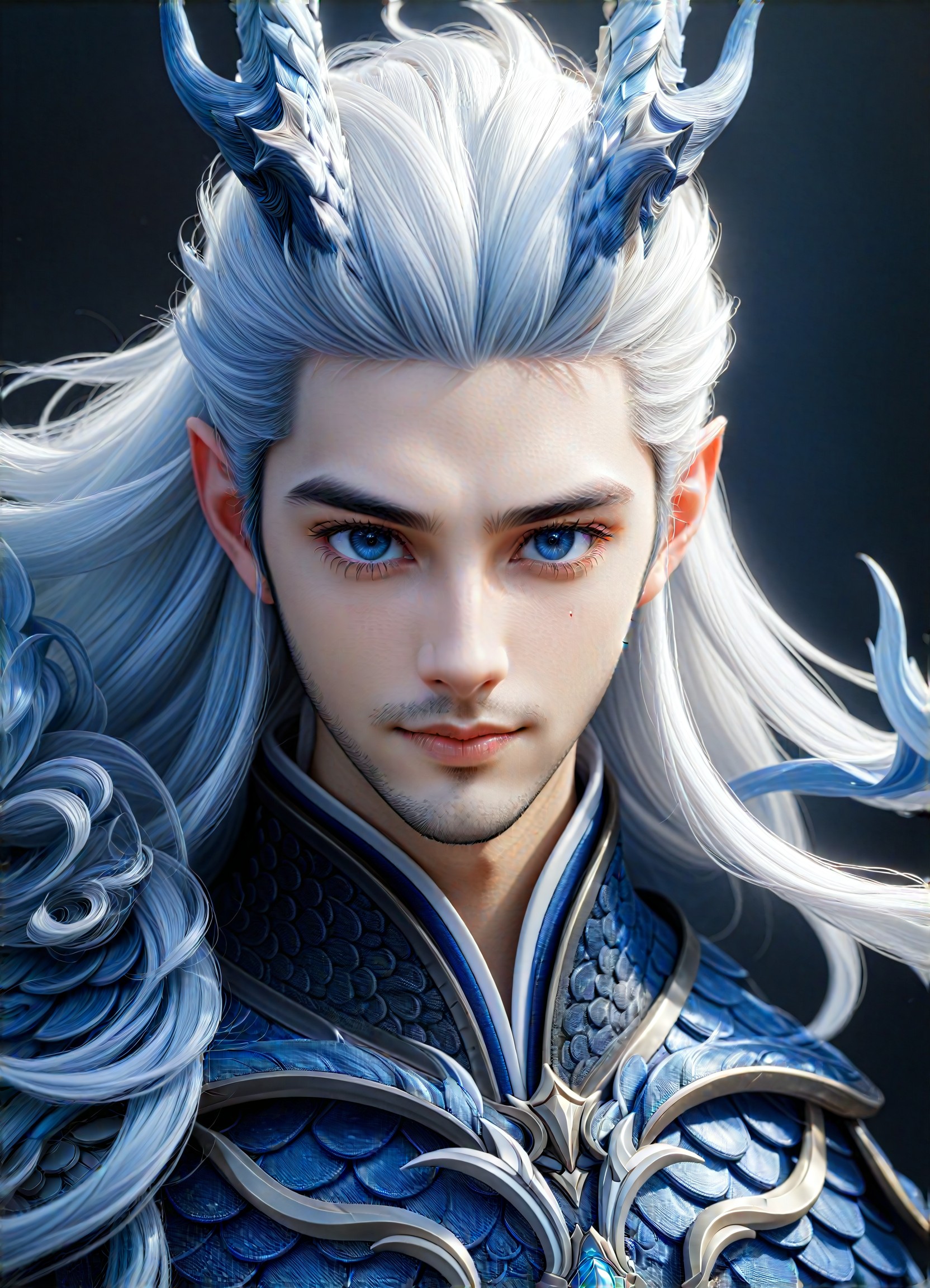 a1.art-generated Long Flowing Hair image