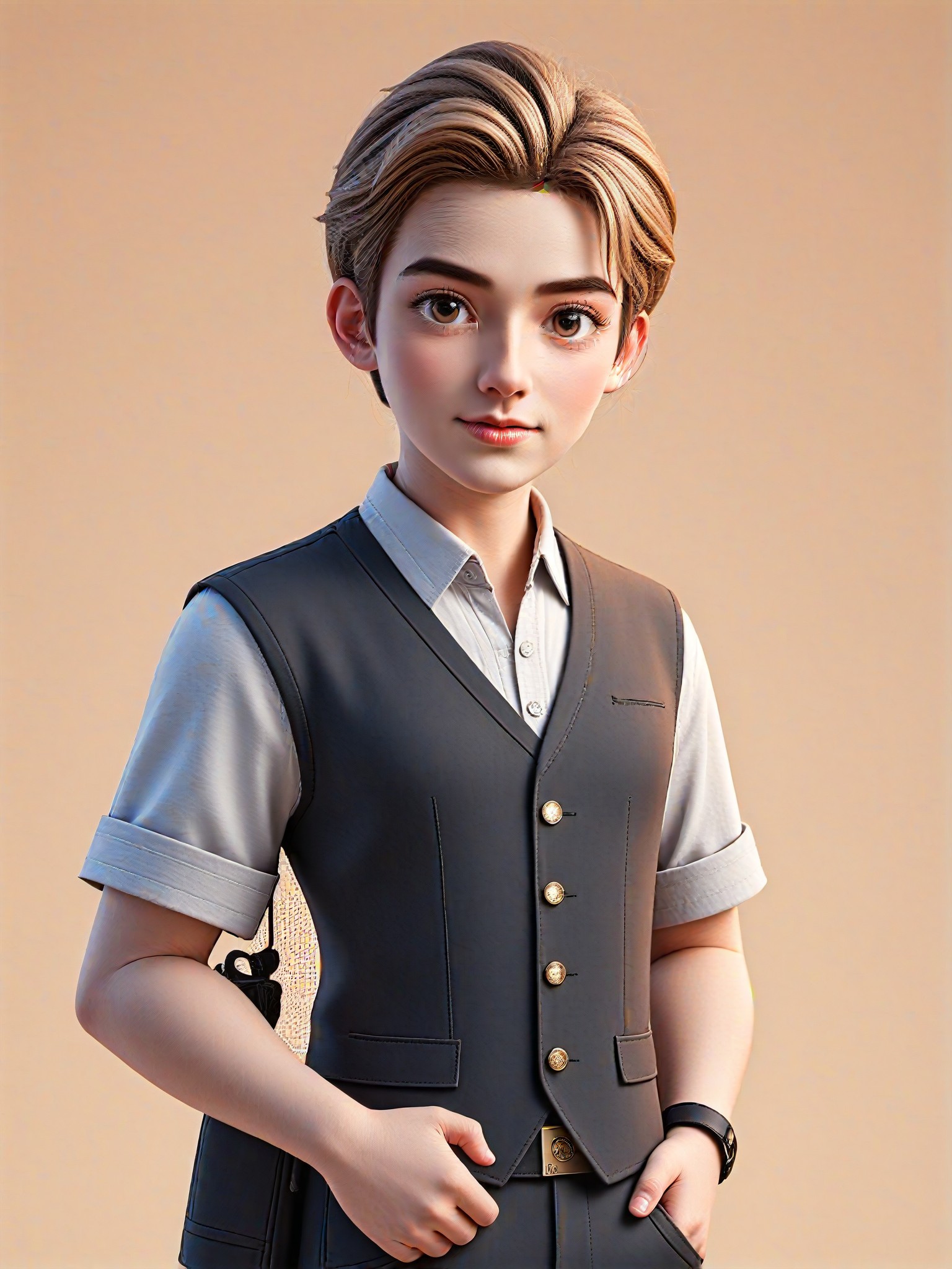 3D cartoon figure image