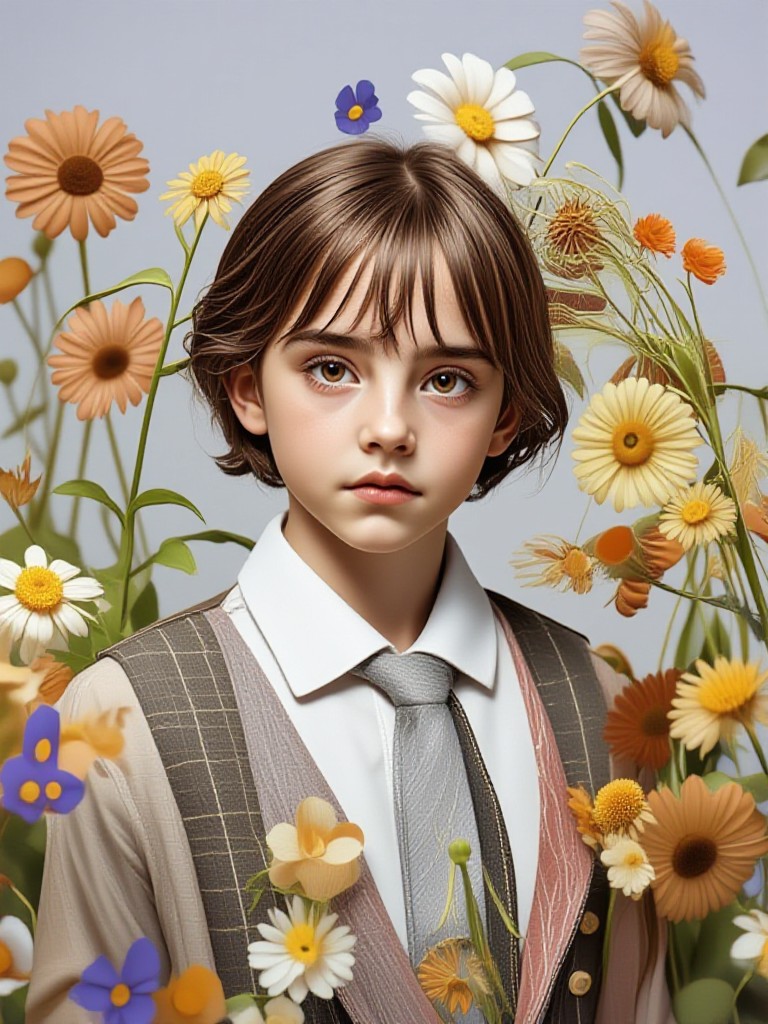 Flowers and suits image