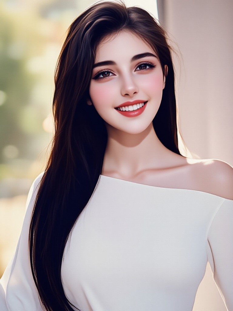 white dress for lady image