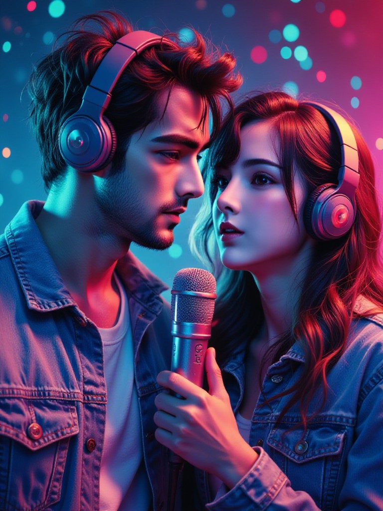 🎶  Music x love=the most beautiful resonance! 🎤💙✨ image