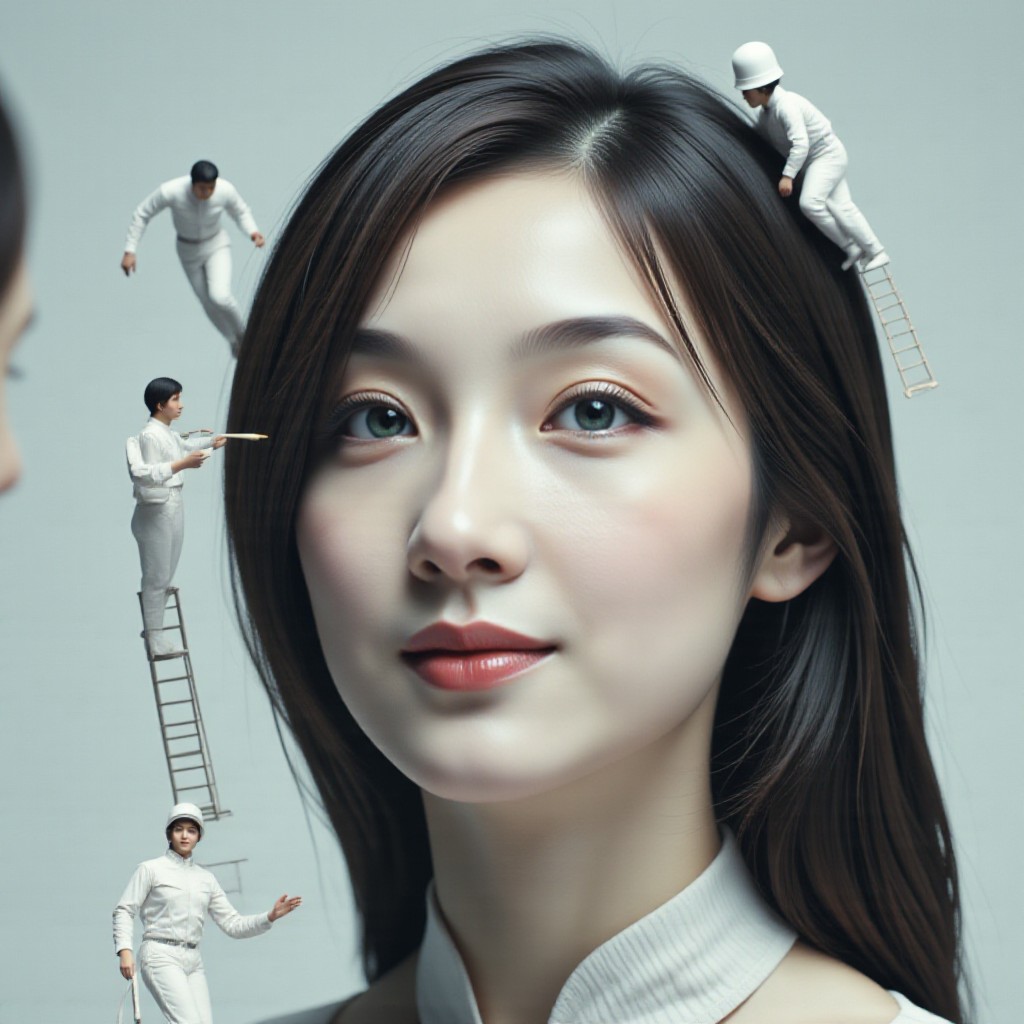 Repairing the face image