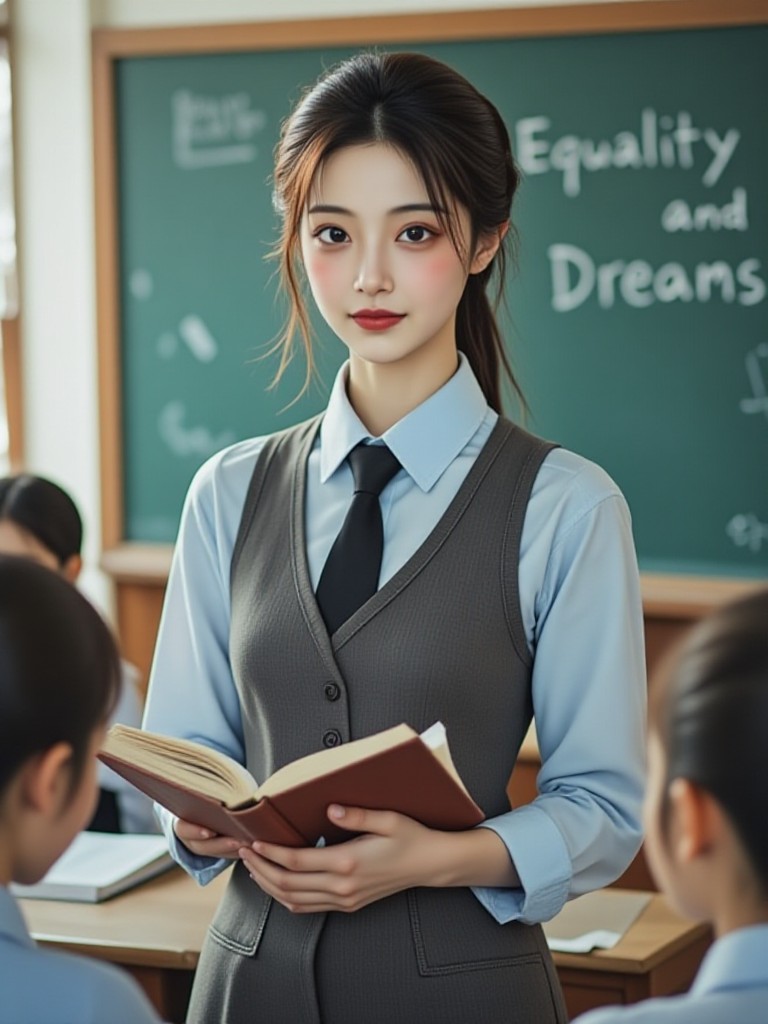 🎀March 8th education woman portrait image