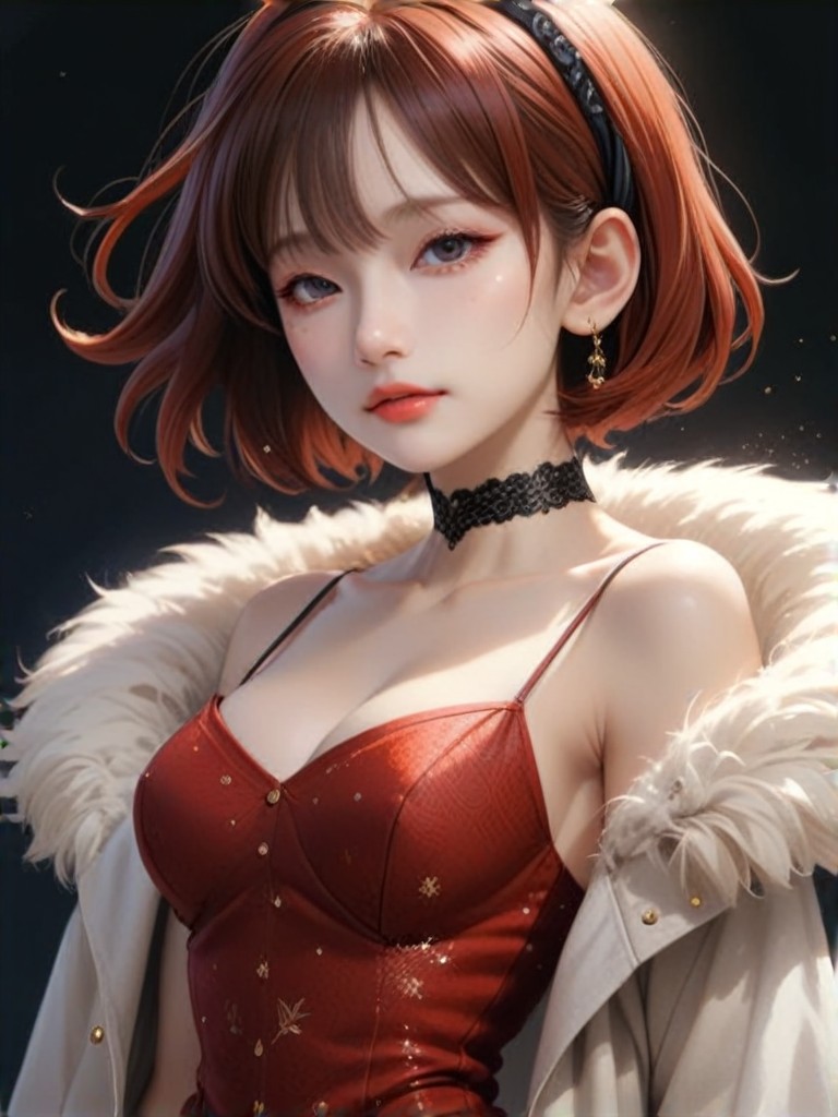 a1.art-generated Red Flower image