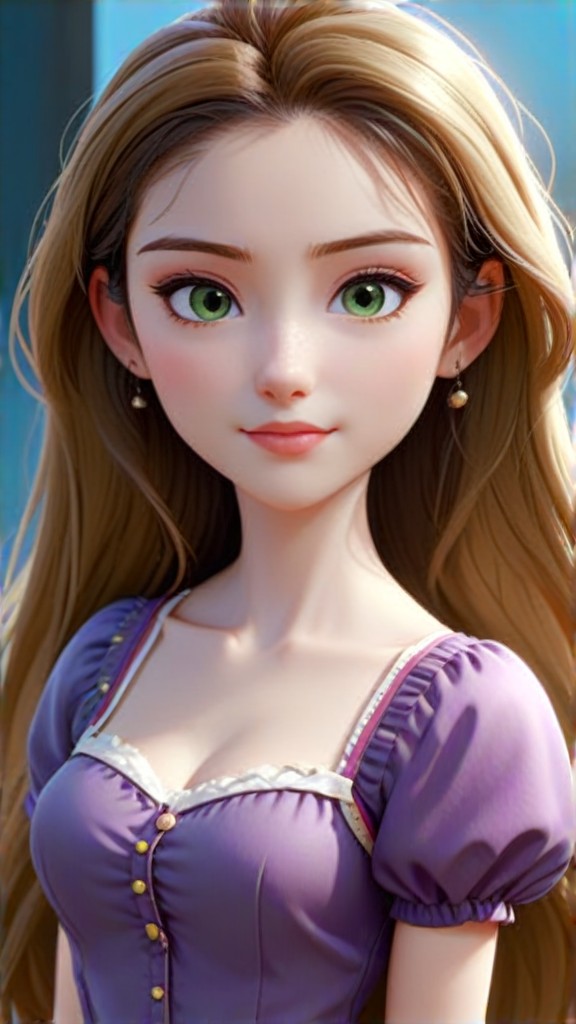 a1.art-generated Rapunzel image