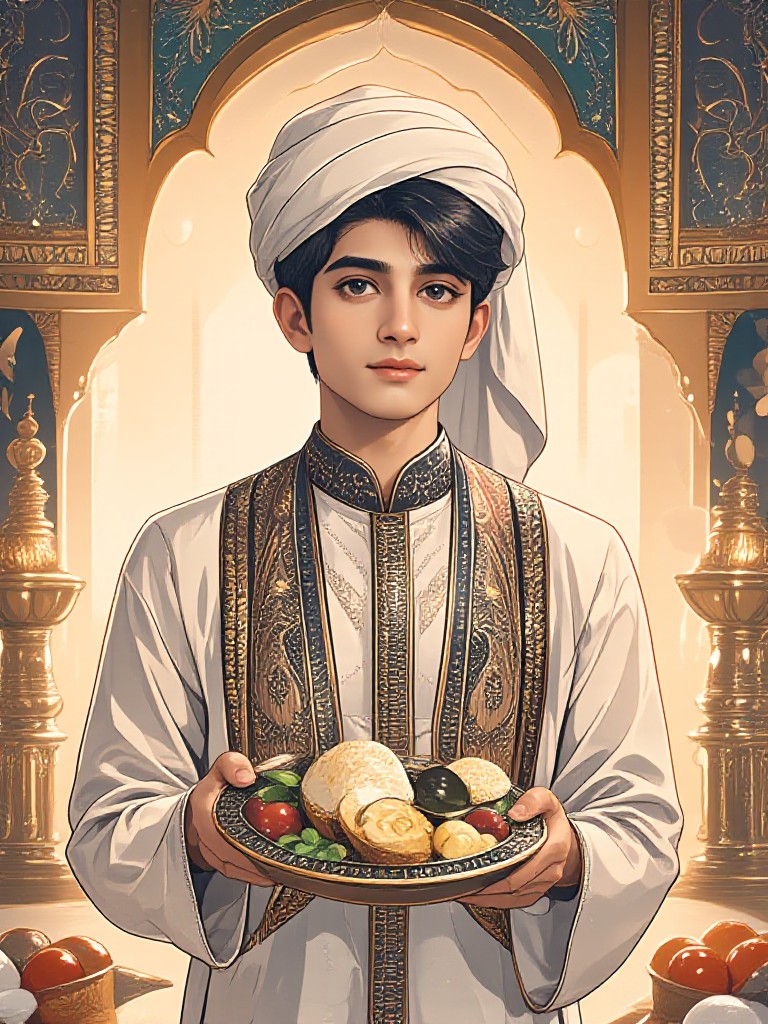 Eid man illustration image