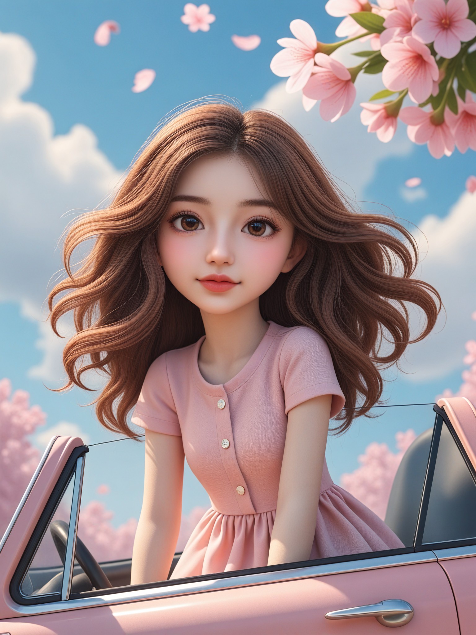 Pink romantic (girl) image