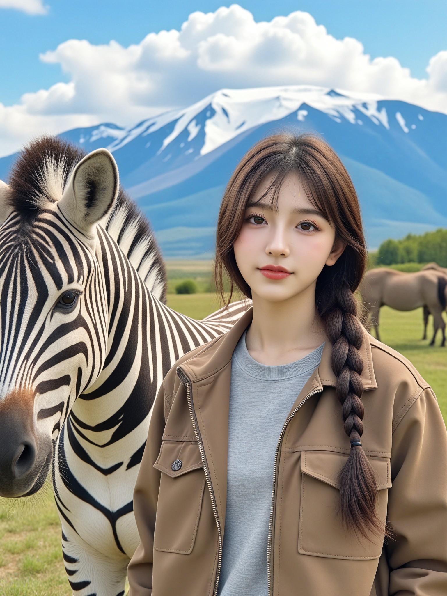 photo with zebra image