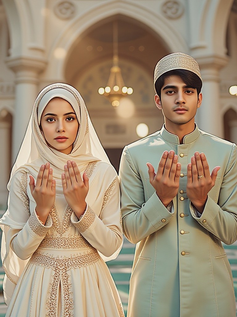 Muslim Eid couple 02 image